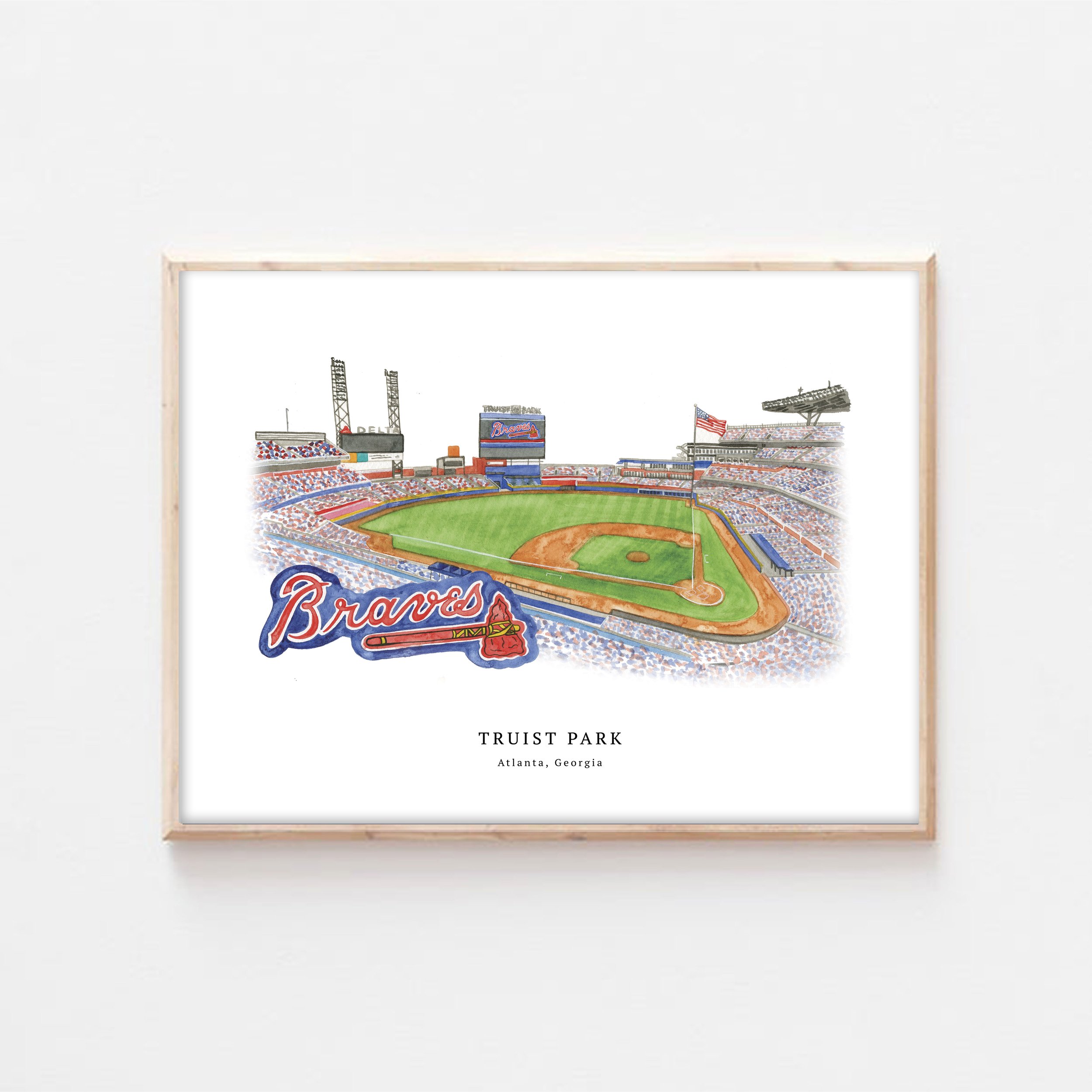 Atlanta Braves Baseball Stadium — Miller & Me Design Studio