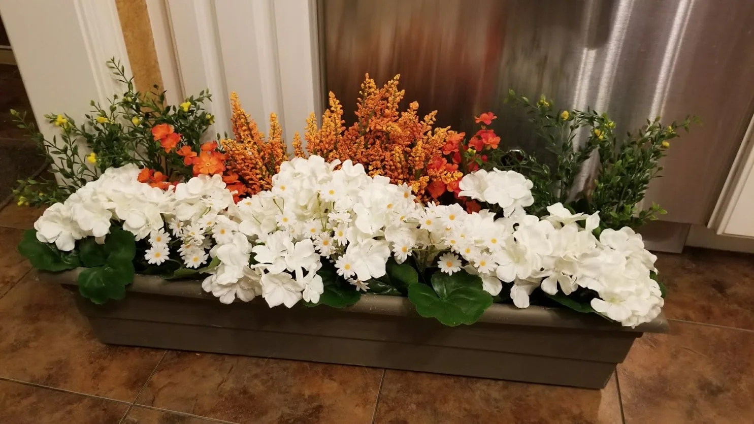Faux Flower Box