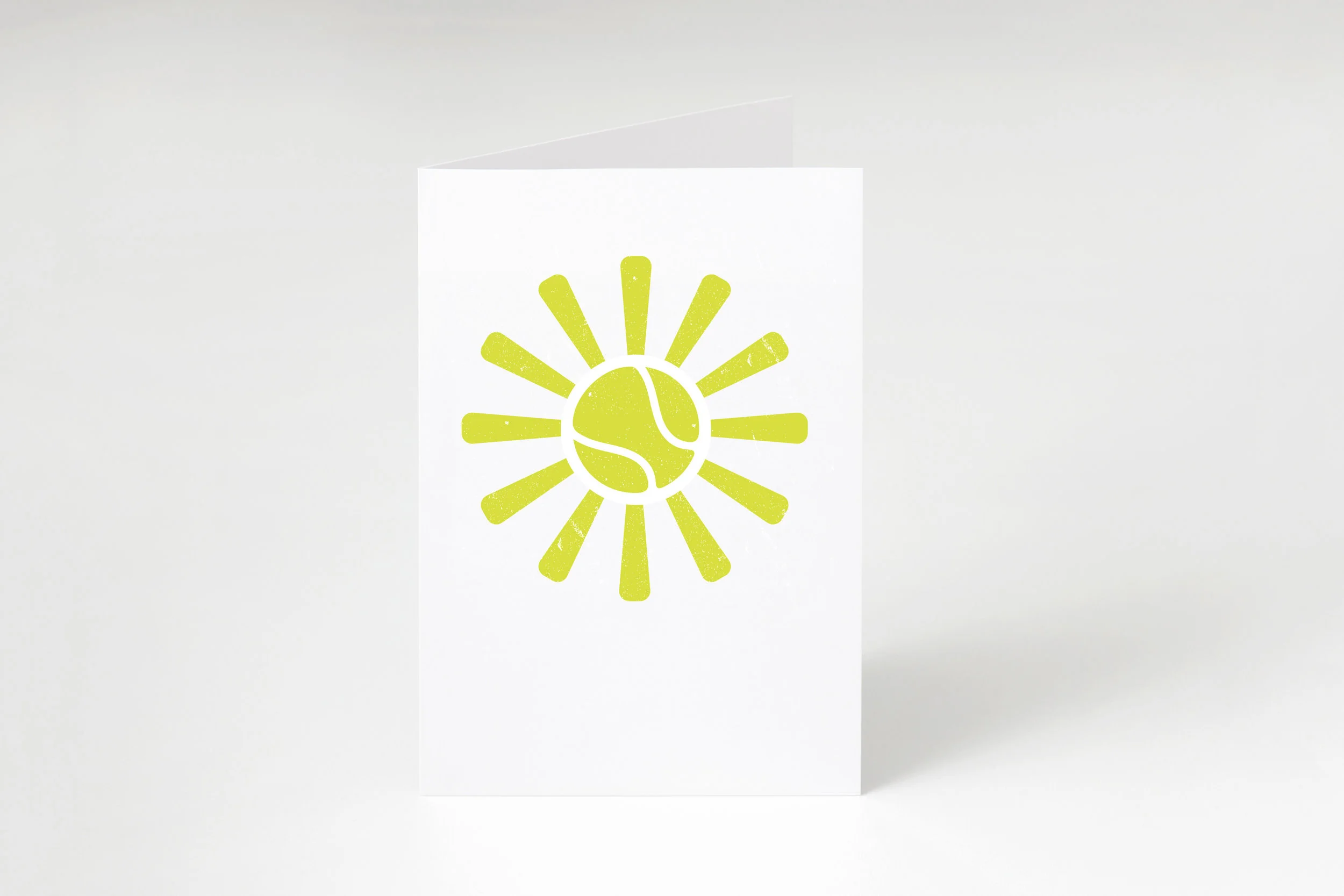 Sun Tennis Card