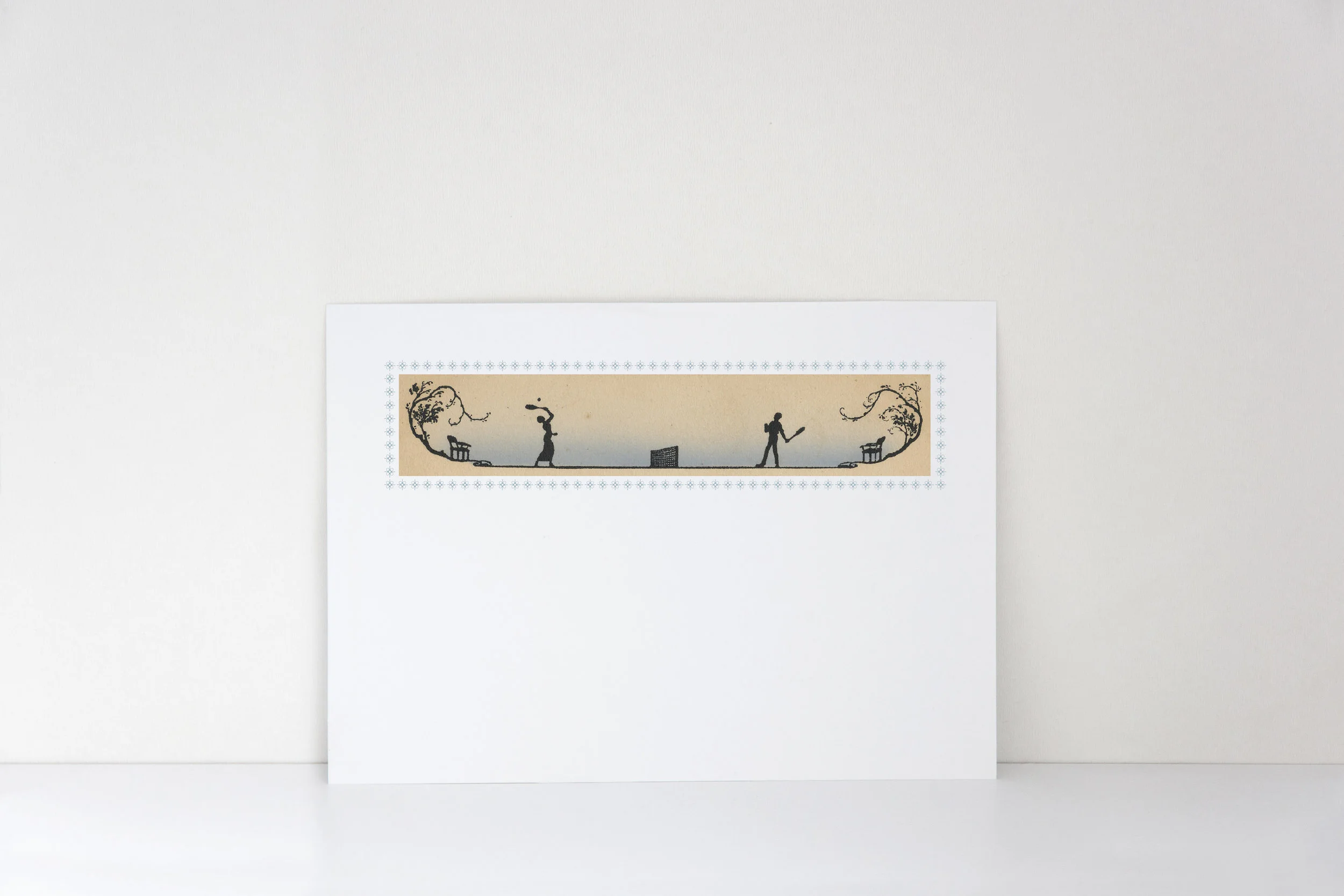 Tennis Couple Playing 3 