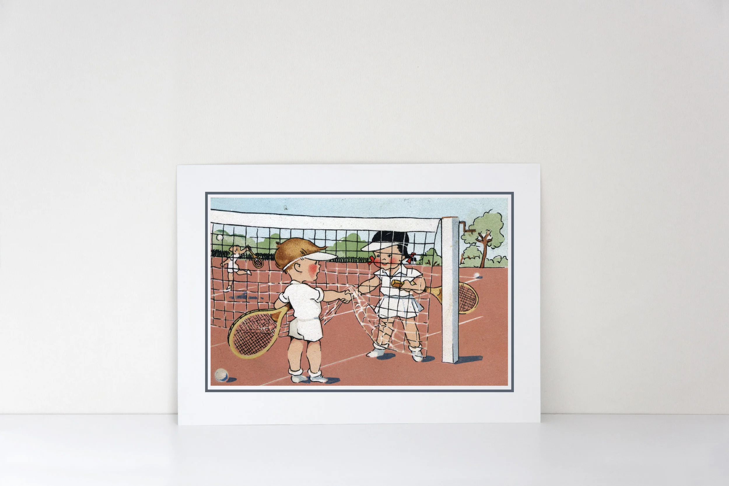 Tennis Kids Handshake