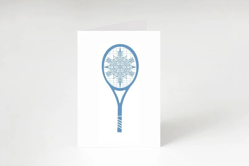 Tennis Racquet Snowflake 2