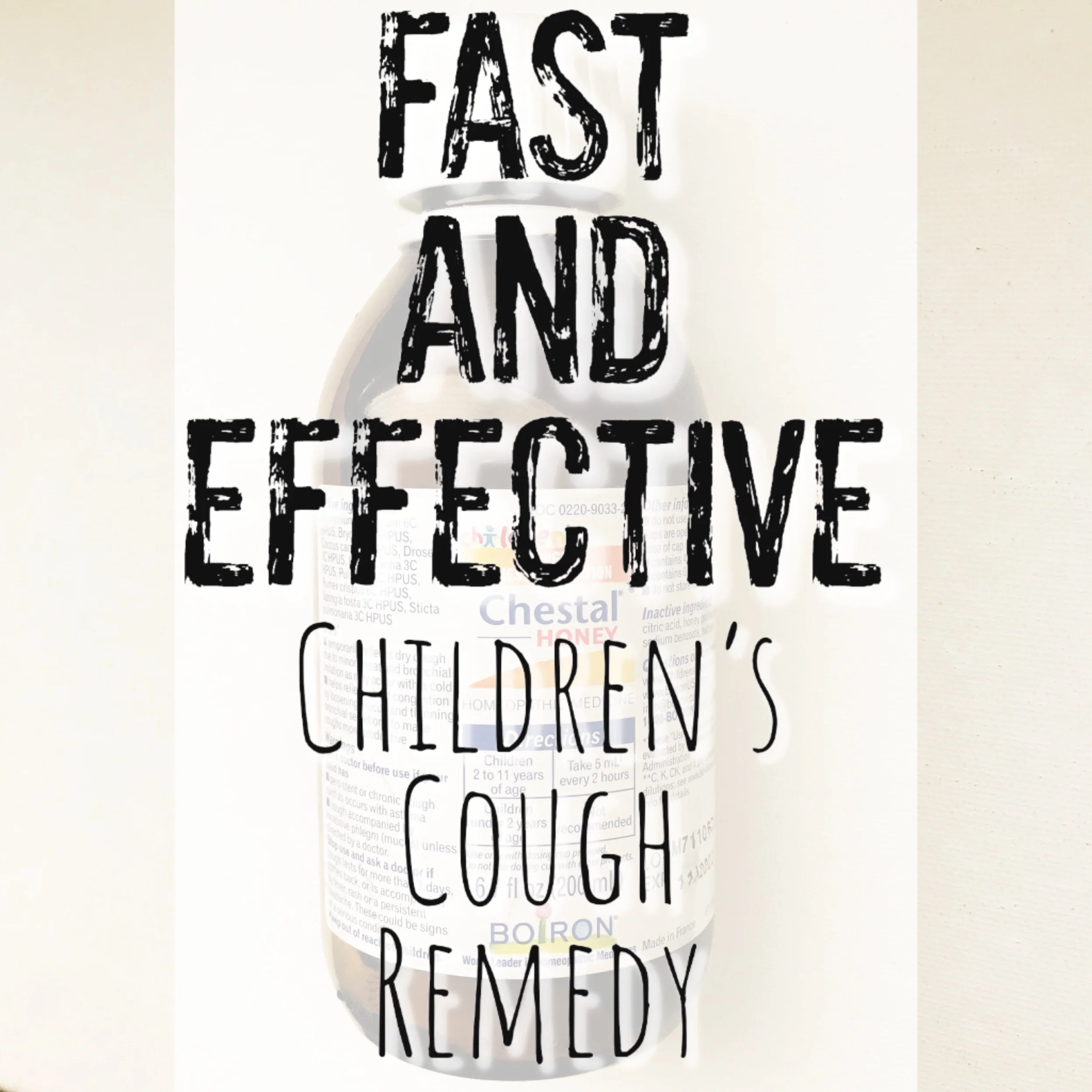 Kid-Friendly Fast Effective Cough Remedy 