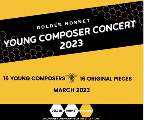 GREAT NEWS🎉 
Our 8TH ANNUAL Young Composers program HAS BEGUN!!🙌 We have found 16 inspired young composers who are excited to produce 16 original pieces in March 2023‼️ Up until then they will be working hard in their production groups and communic
