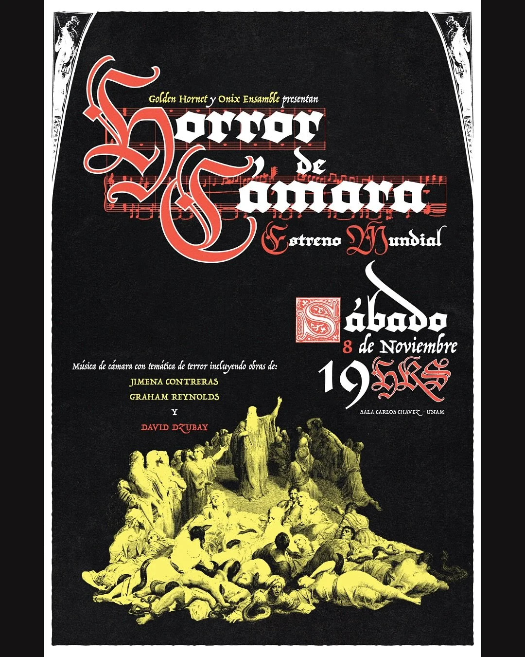 ⁣📢📢 HORROR DE C&Aacute;MARA premieres November 8 in Mexico City!⠀
⠀
⠀
ES: Nuestra m&aacute;s reciente colaboraci&oacute;n en la serie de proyectos entre Texas y M&eacute;xico, titulada, Horror de C&aacute;mara, se estrenar&aacute; el pr&oacute;ximo