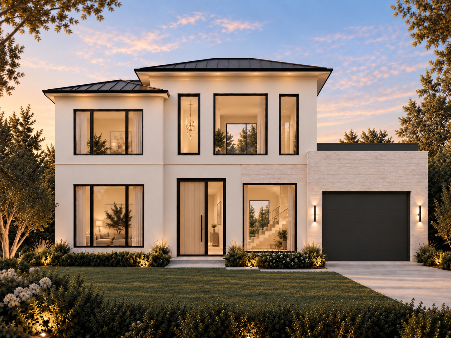 Modern Luxury Home at Golden Hour(2).png