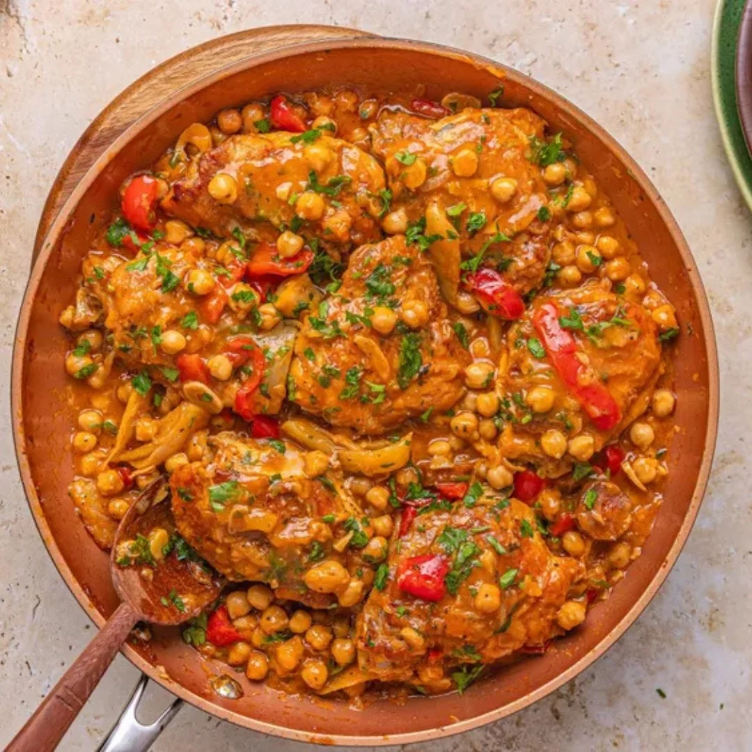 Spanish Chicken with Chorizo and Chickpeas