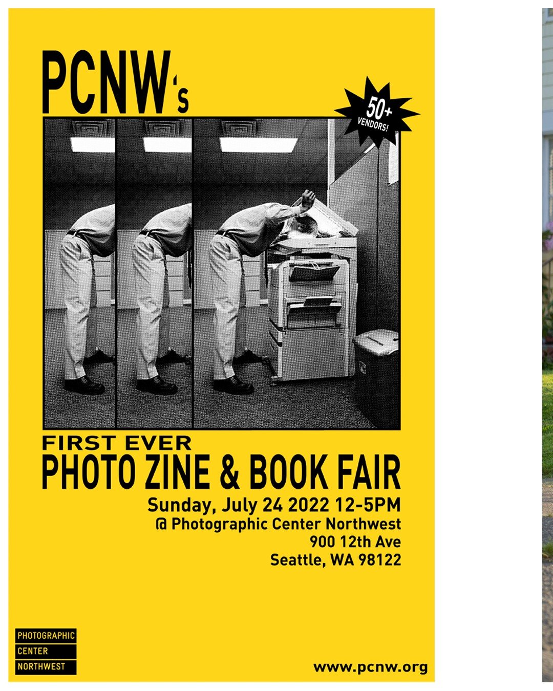 Excited to be participating in the @photocenternw inaugural zine and book fair featuring books by 50 photographers. I will be showing my Duwamish Remains books, as well as Quarantine Portraits and a few miscellaneous things. If you have nothing else 