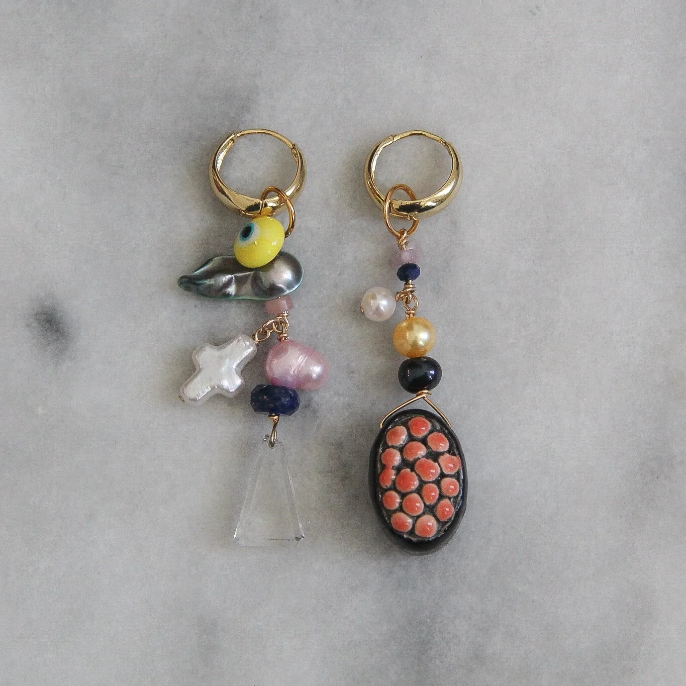 ikura one-of-a-kind earrings