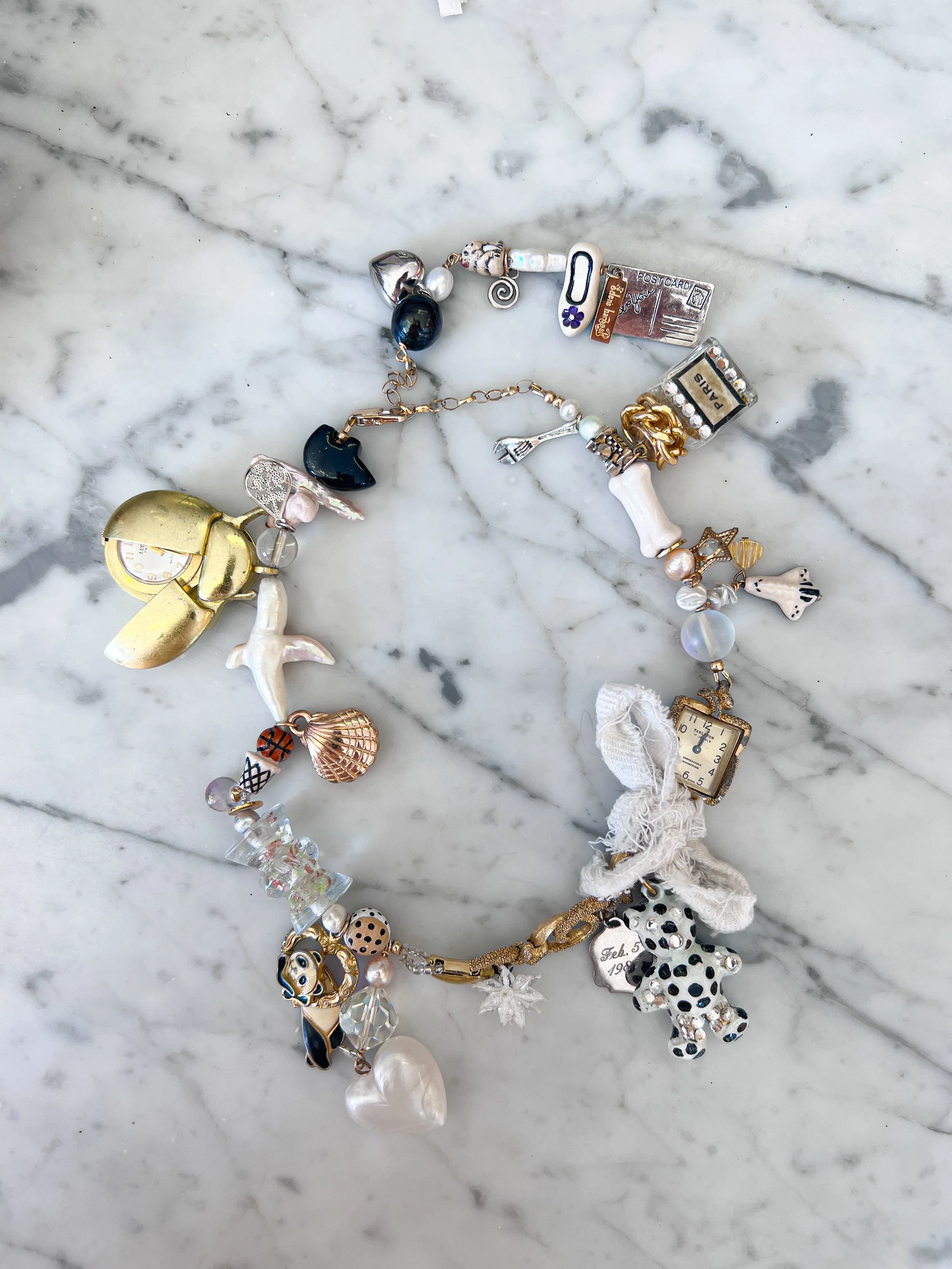 e.h. x orange juice only collaboration necklace no. 23