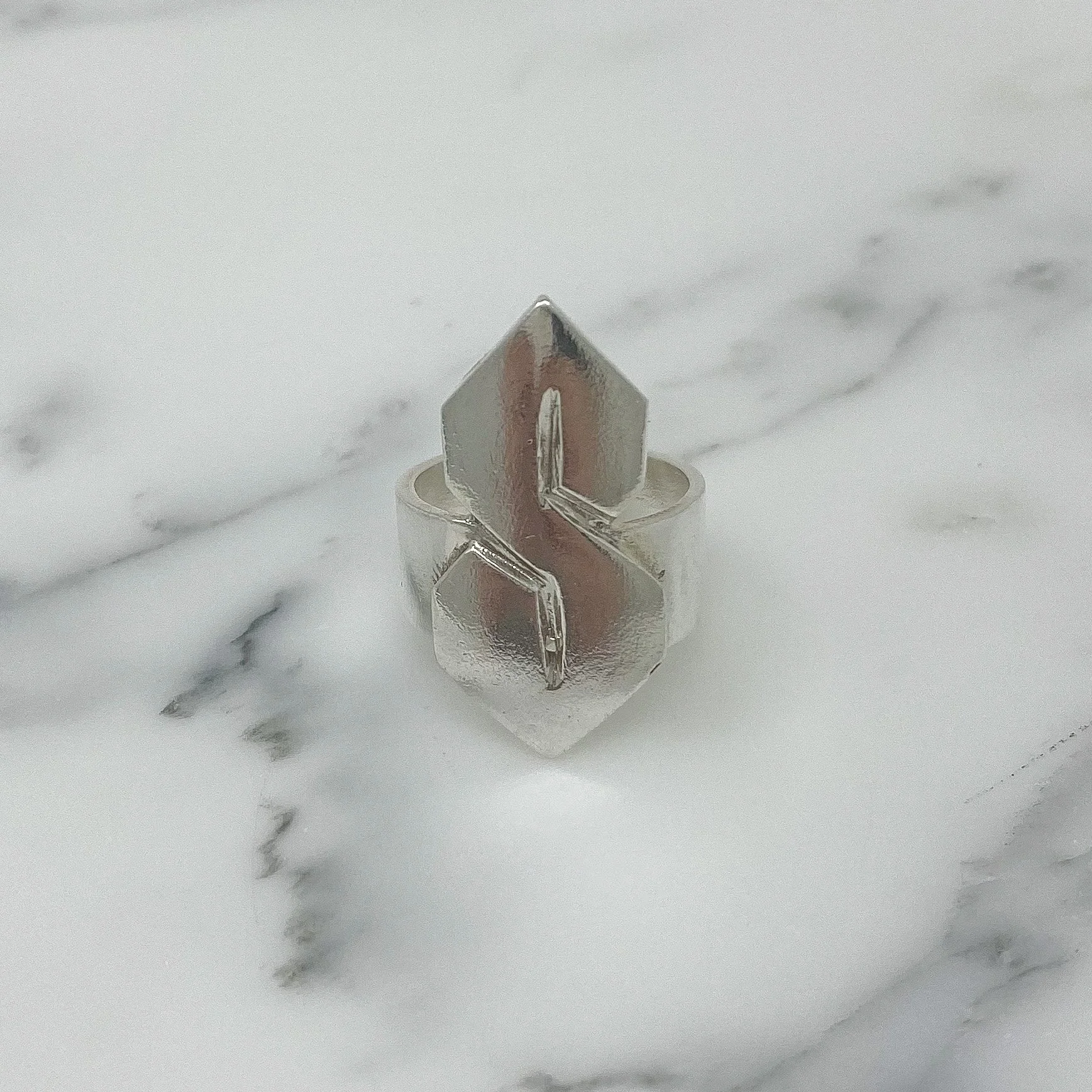 super duper sterling silver ring