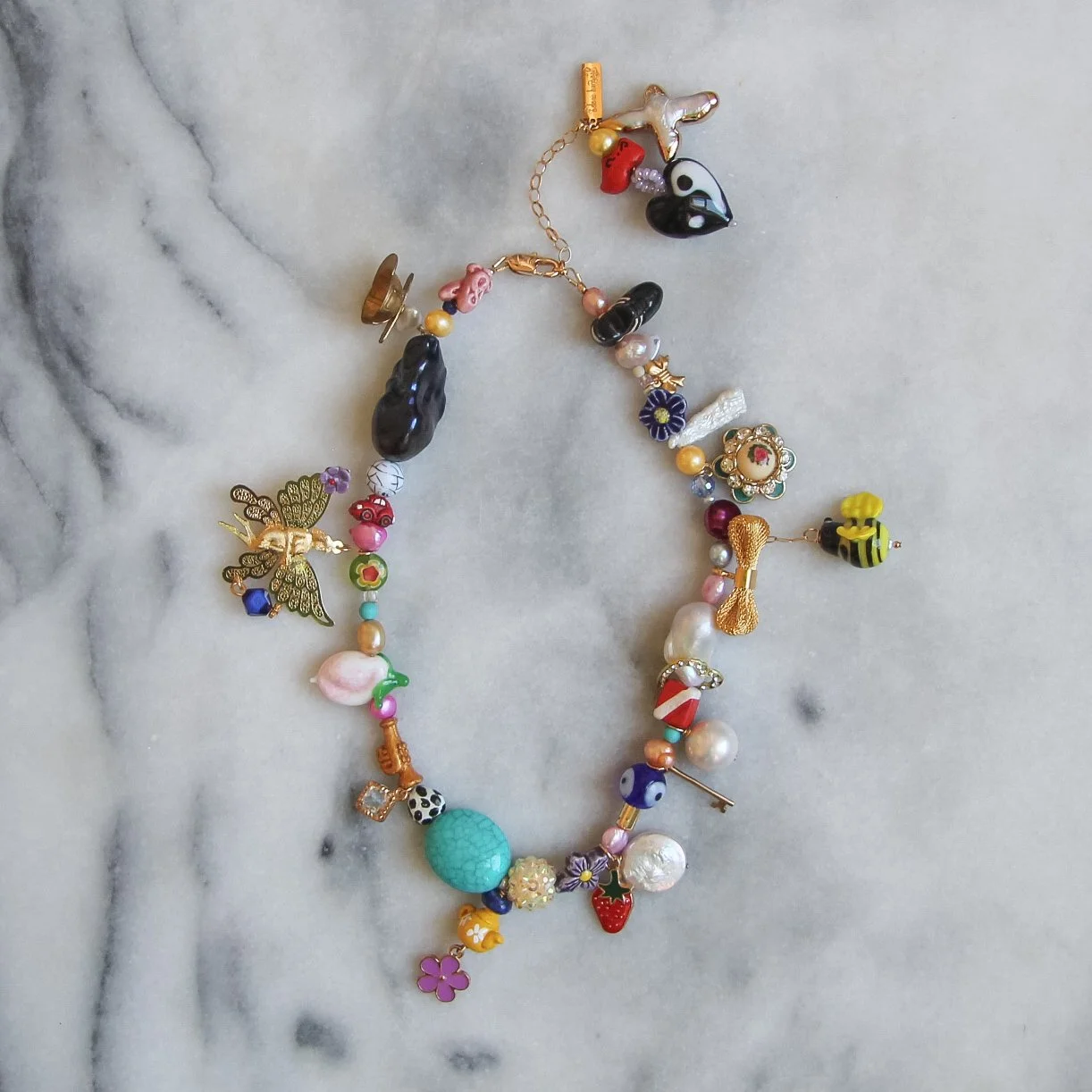 e.h. x orange juice only collaboration necklace no. 4