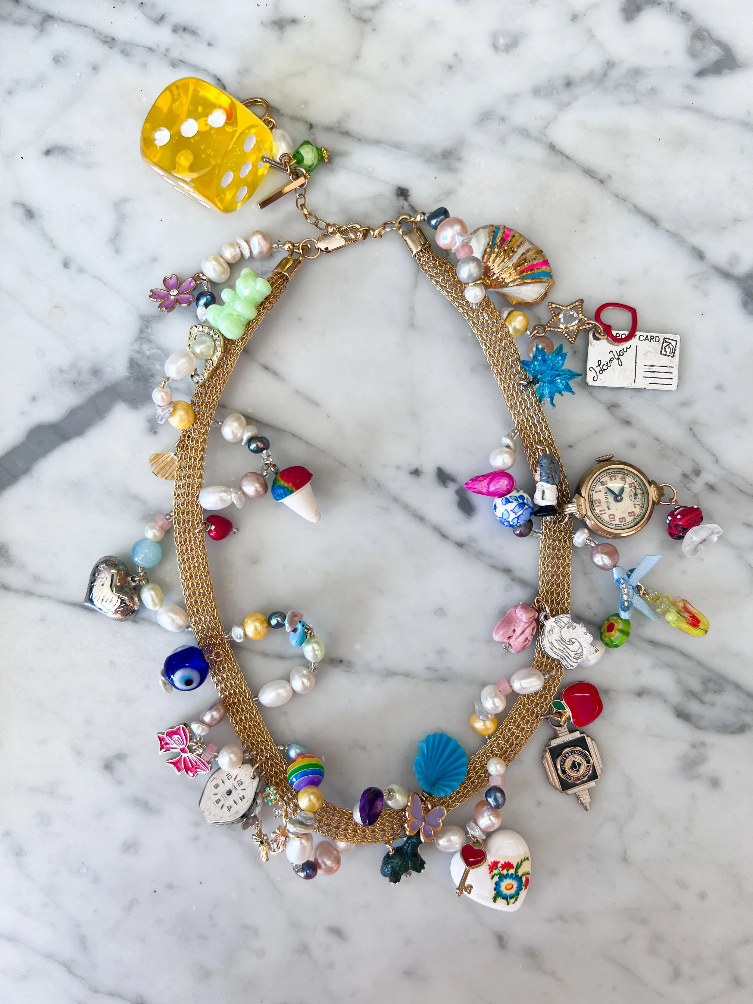 e.h. x orange juice only collaboration necklace no. 25