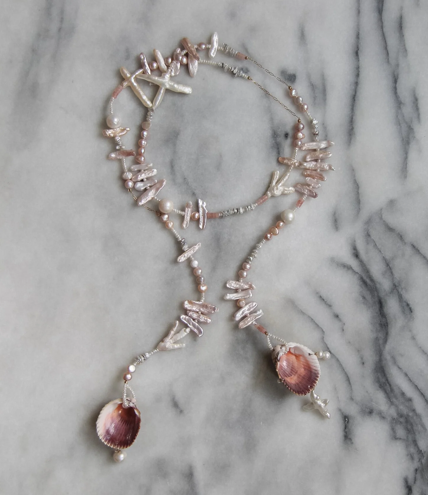 boardwalk multi-wrap necklace & belt