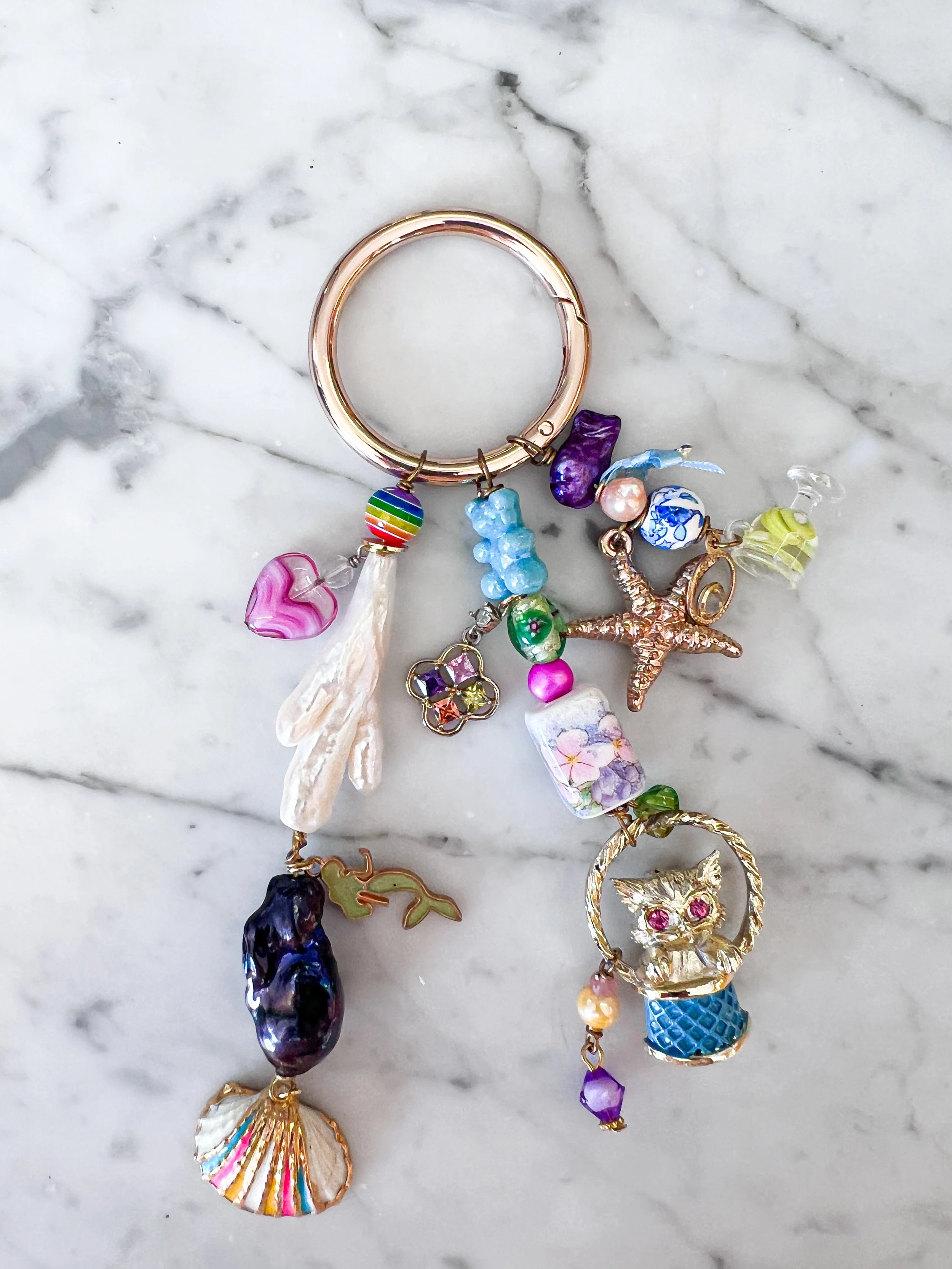 e.h. x orange juice only collaboration bag charm no. 24