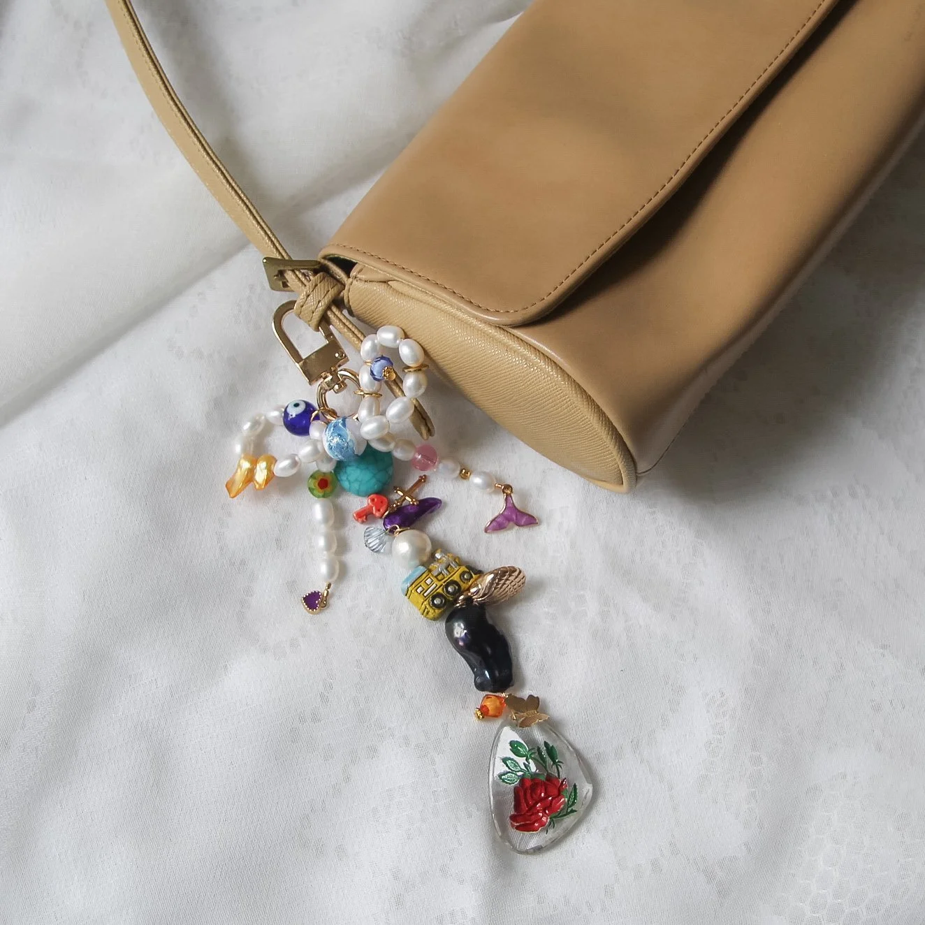 e.h. x orange juice only collaboration bag charm no. 5