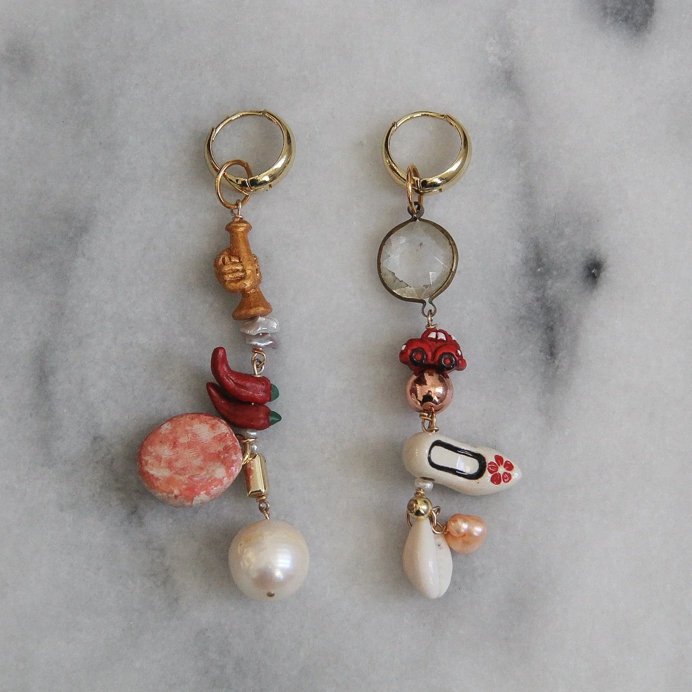 chili one-of-a-kind earrings