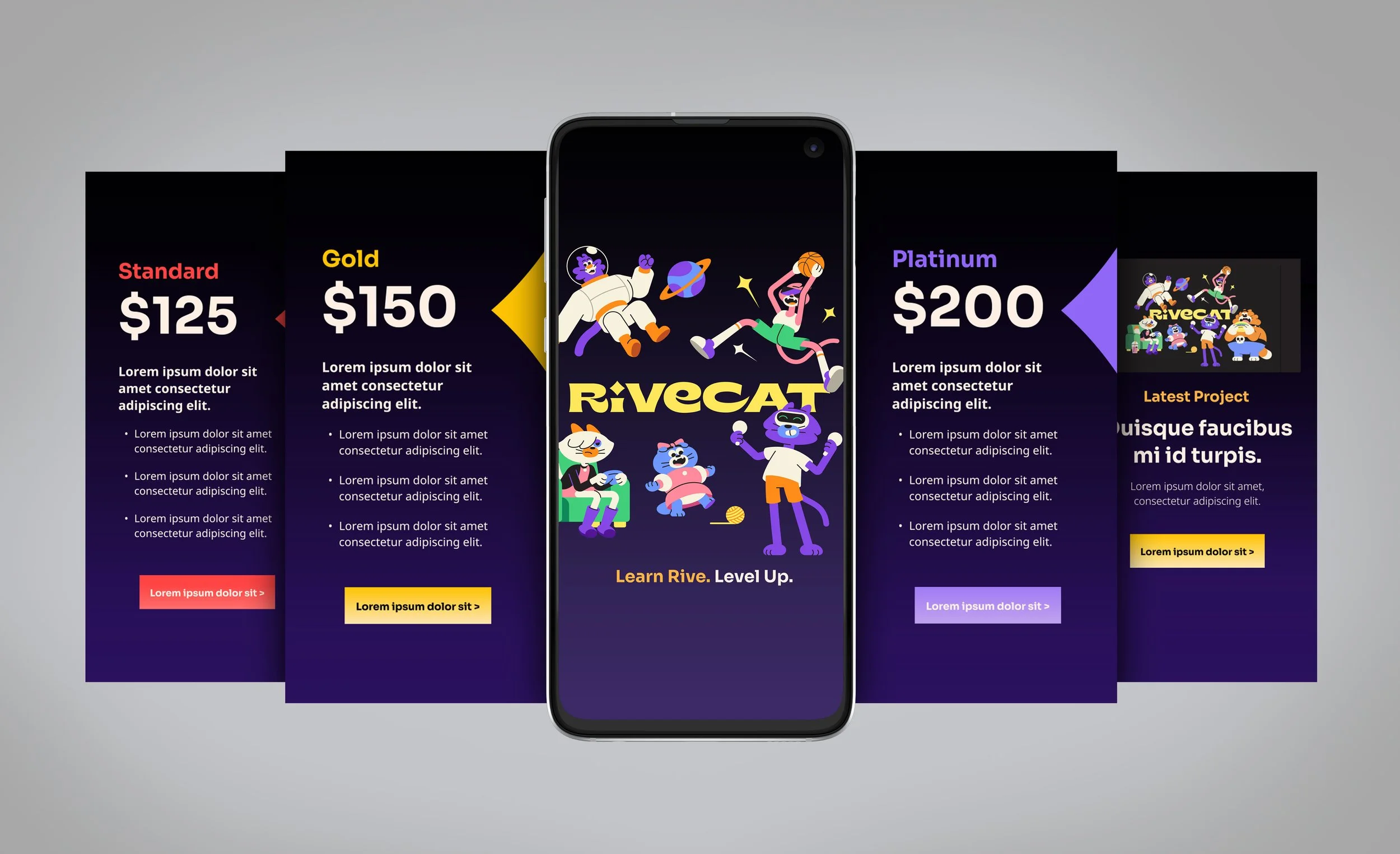 Rivecat Mobile UX 