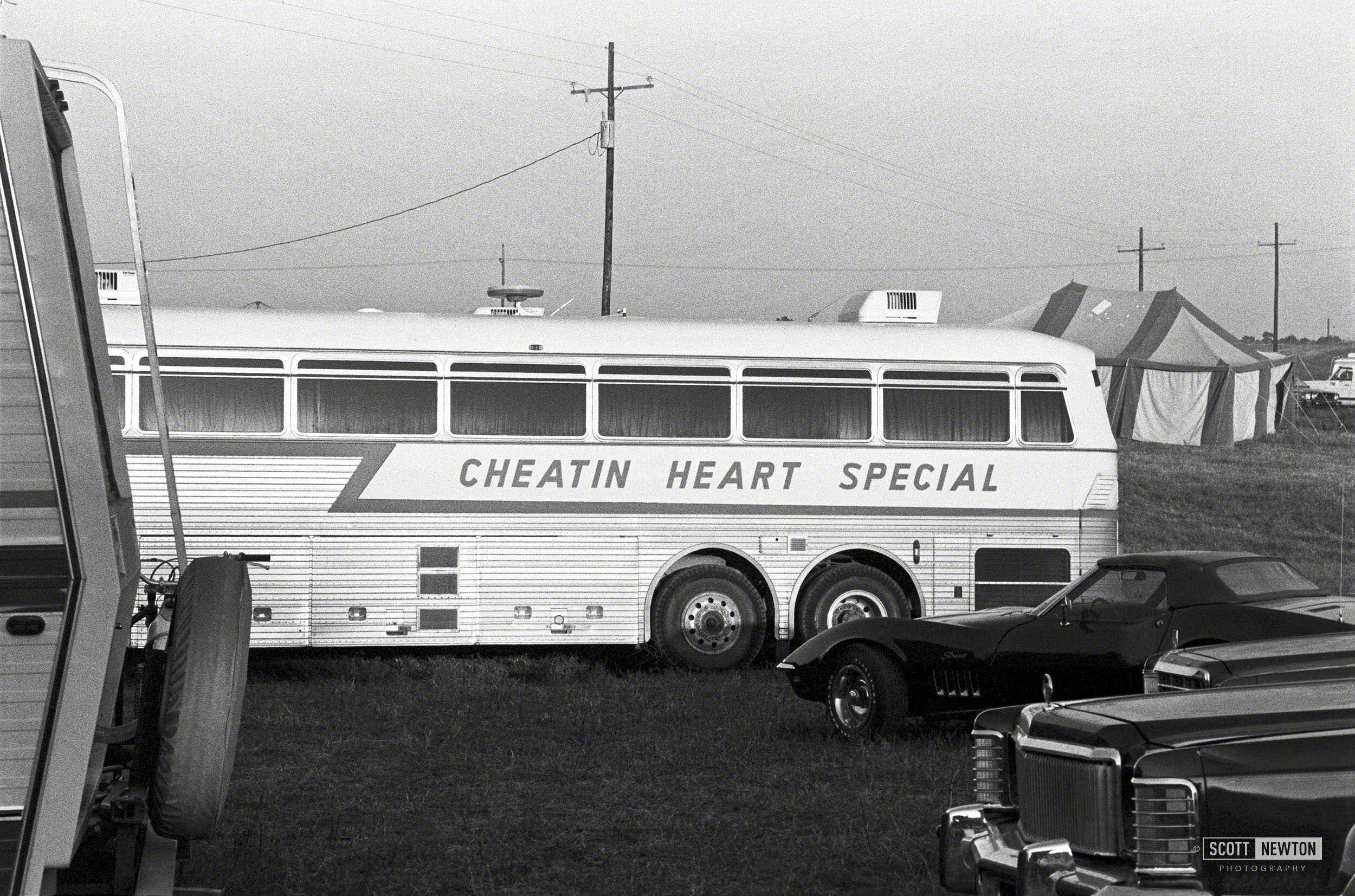 Hank Williams Jr.'s tour bus 1976