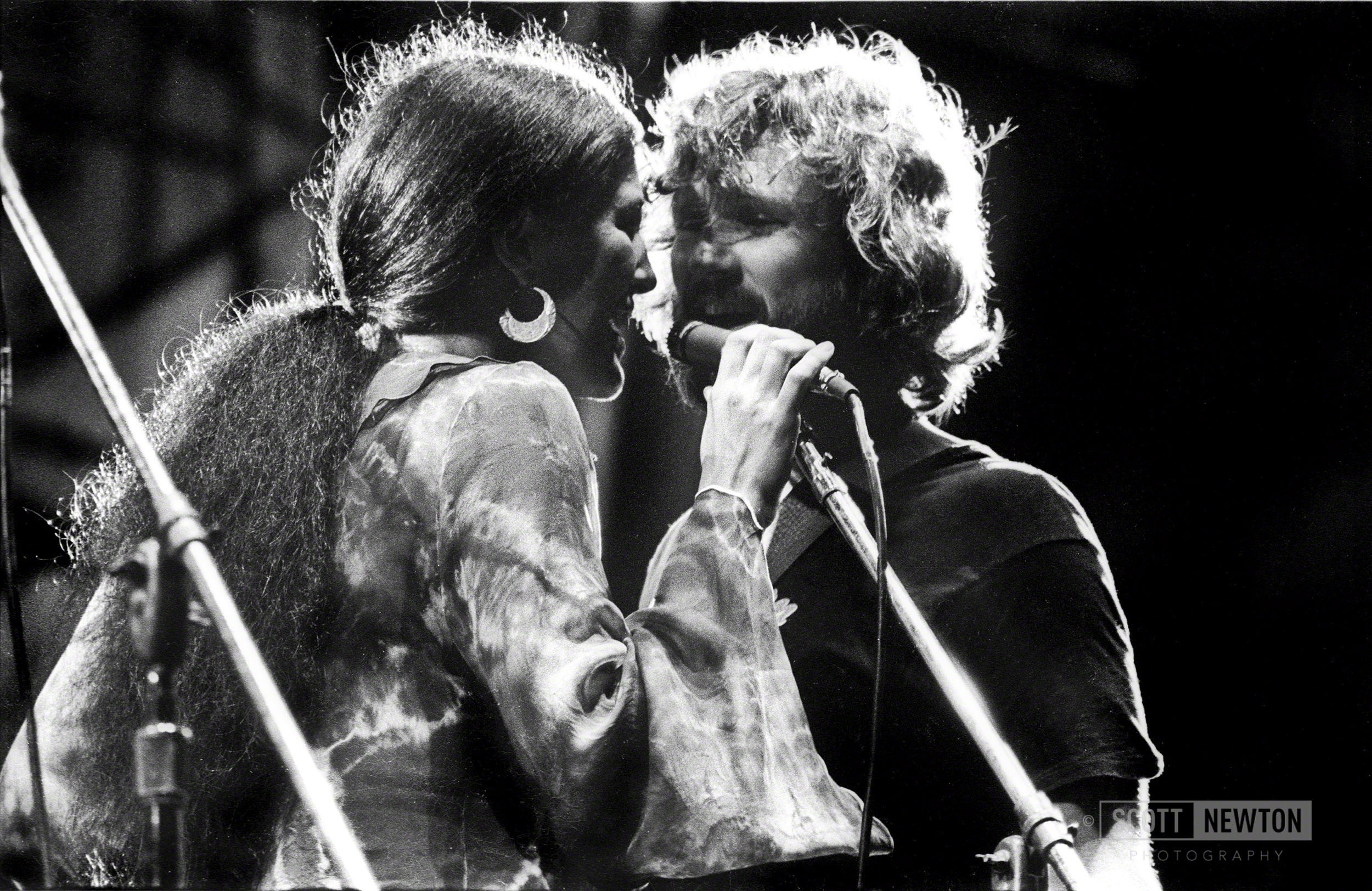 Kris Kristofferson &amp; Rita Coolidge @ Willie's 4th of July Picnic in Gonzales 1976