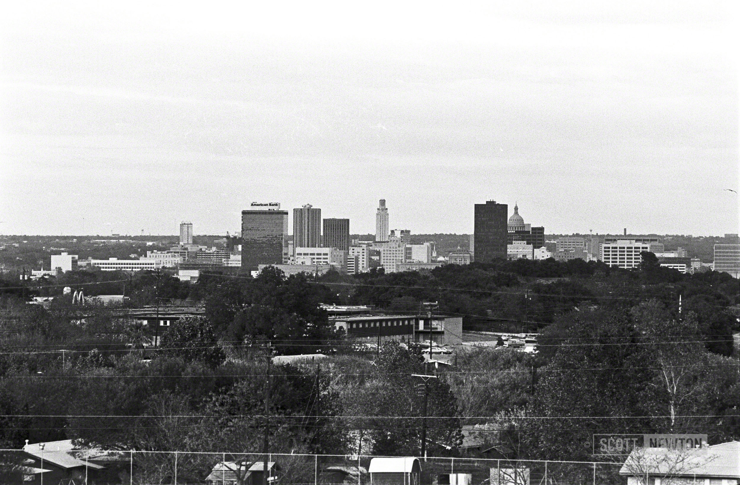 Austin City Limits Skyline 1981