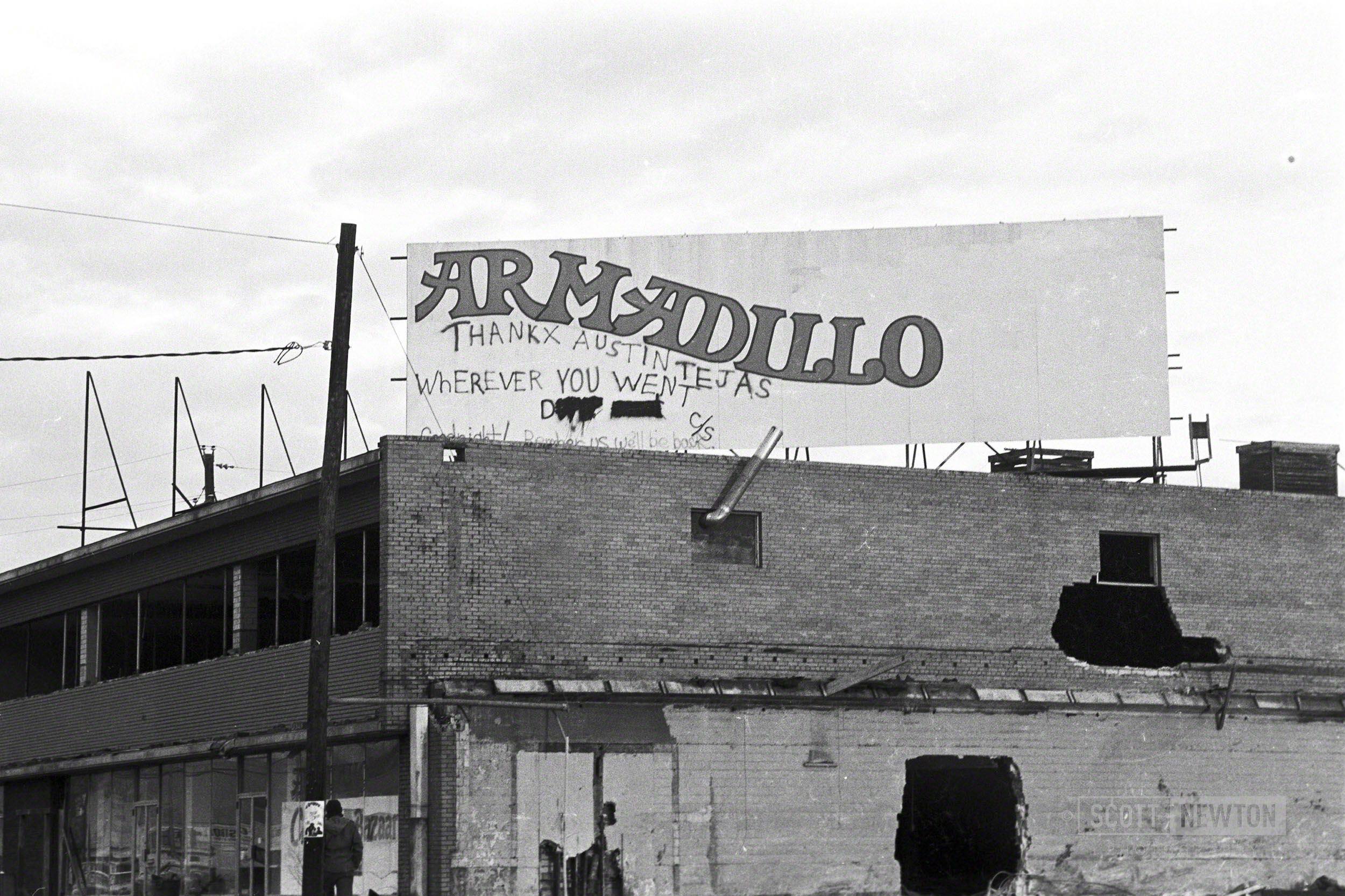 Armadillo World Headquarters Demolition 1982
