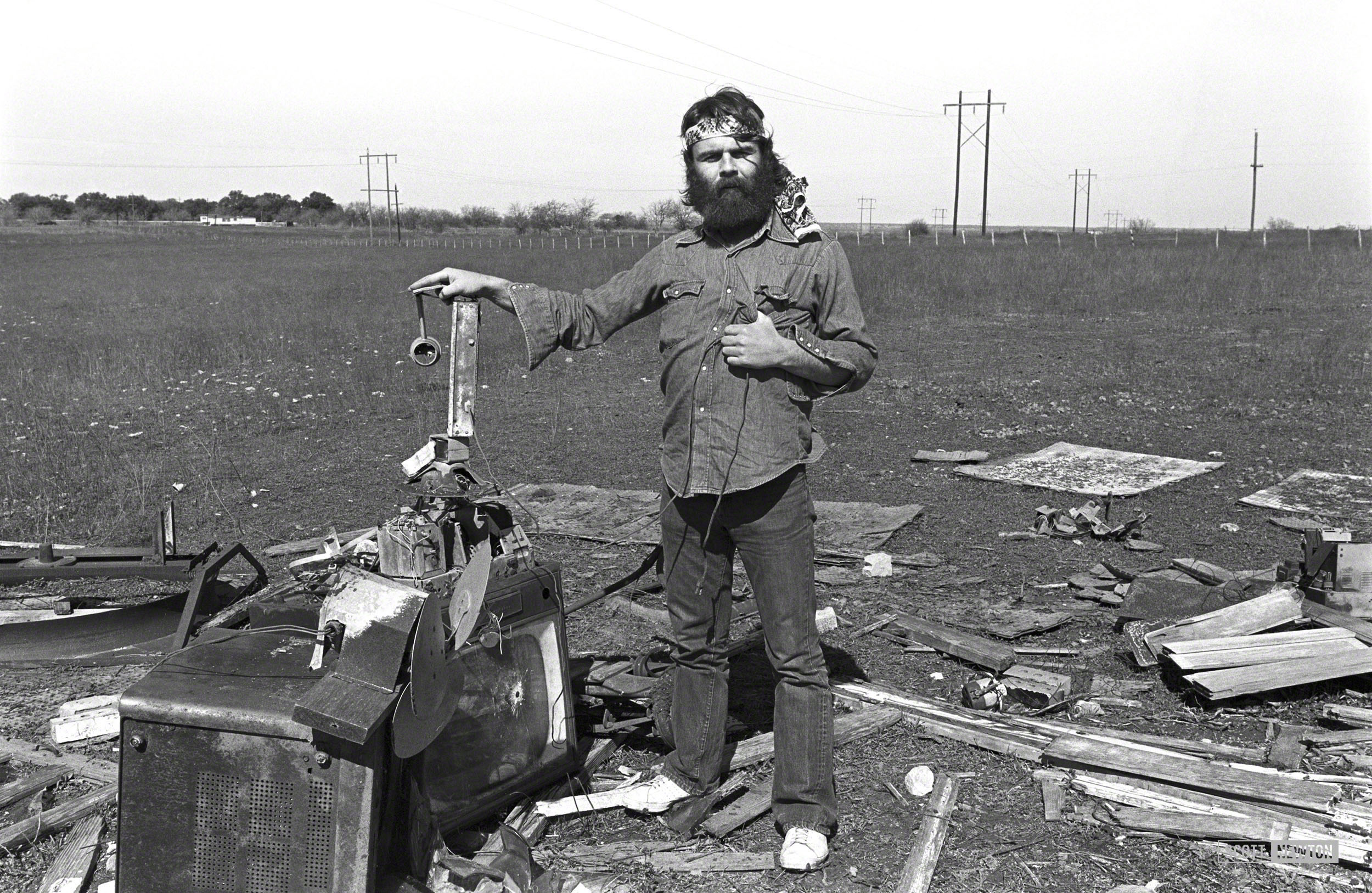 Billy Callery, north of Austin  1975