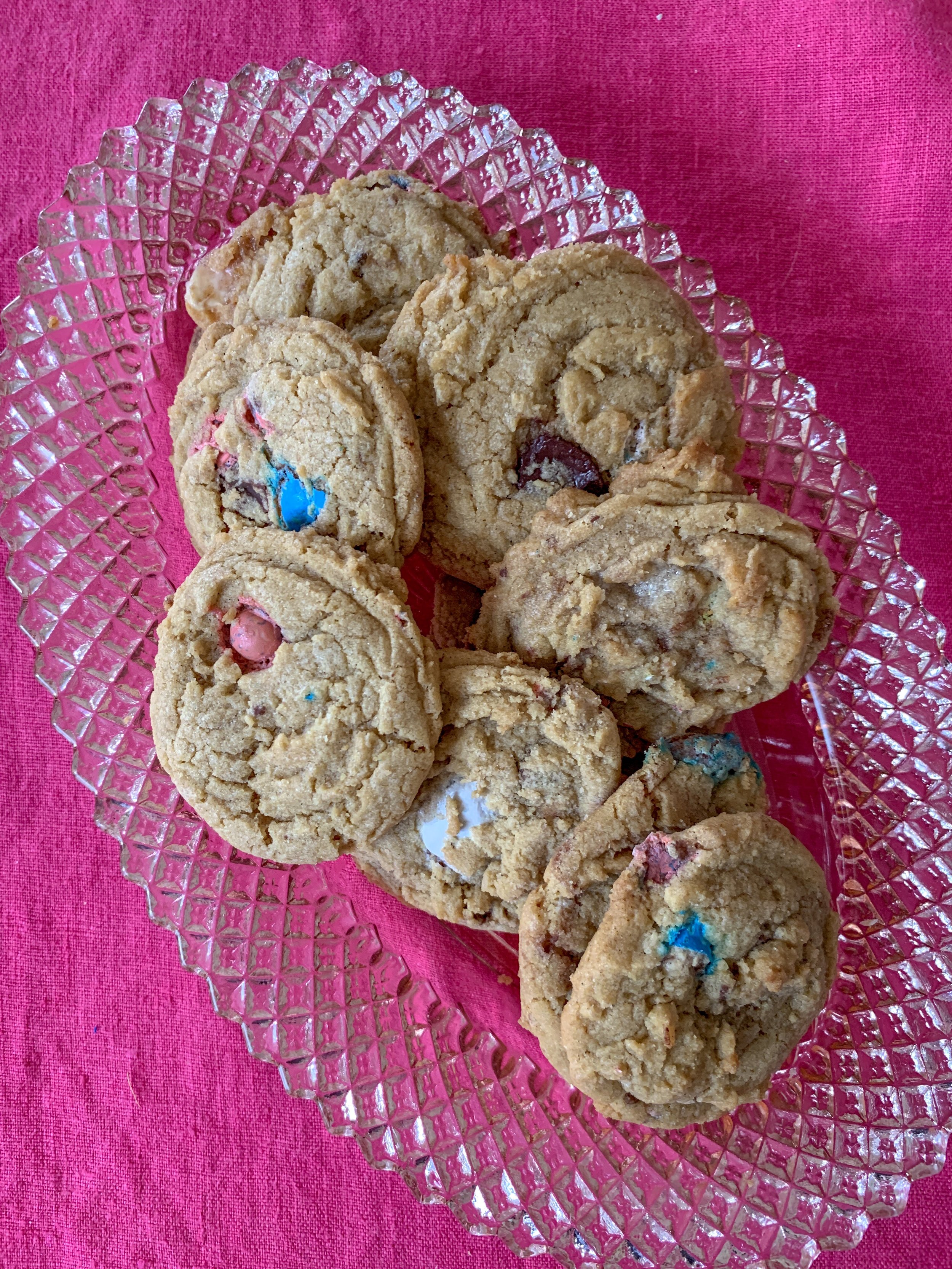 Leftover Easter Candy Cookies