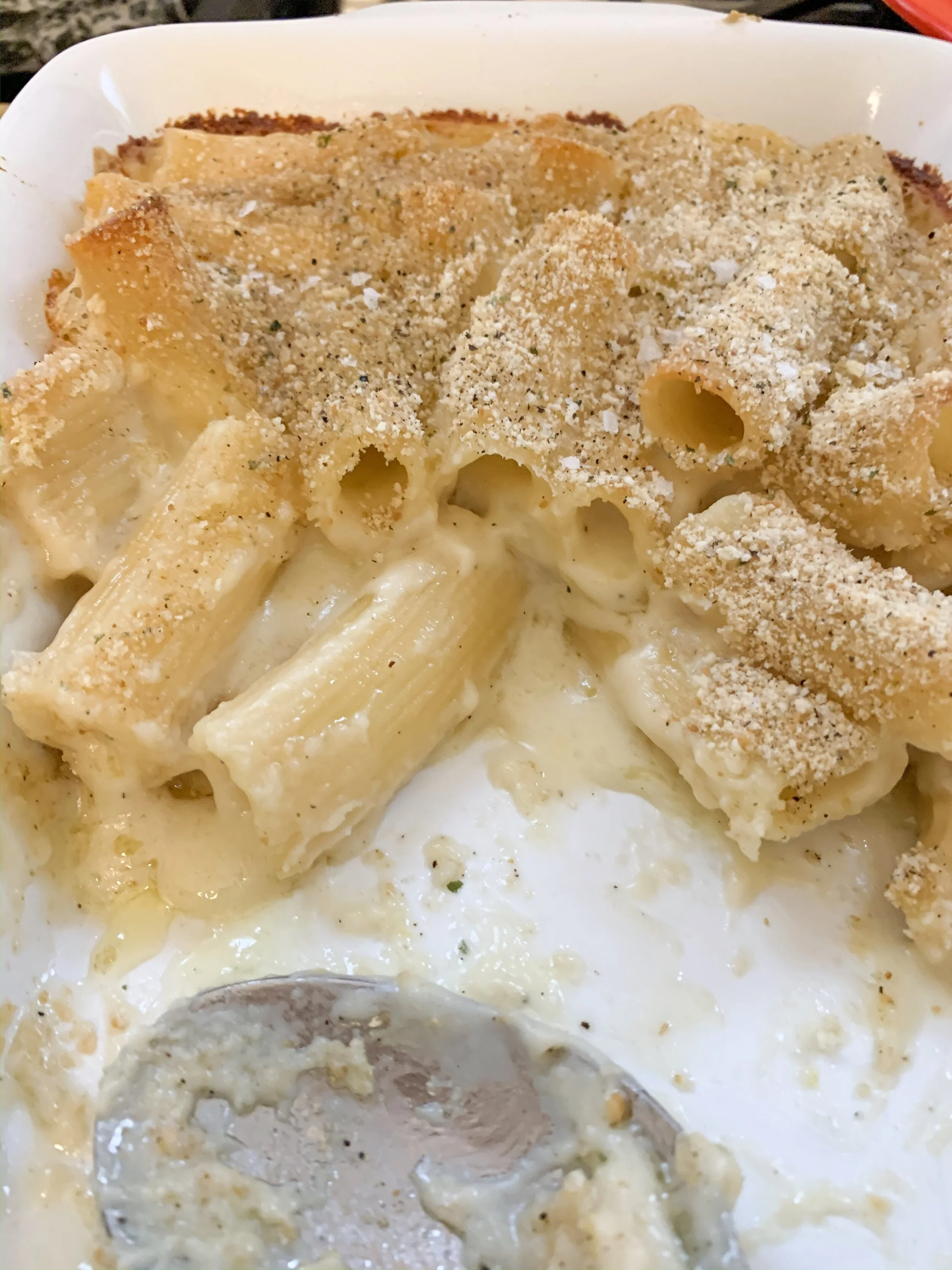 Extra creamy, as you can see! Bechamel is a wonder sauce!!