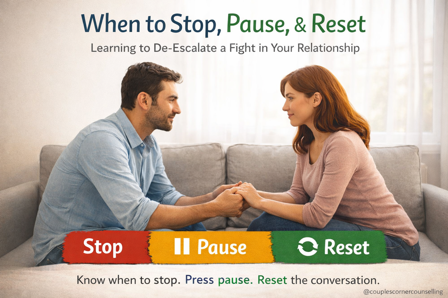 When to Stop, Pause, and Reset: Learning to De‑Escalate a Fight in Your Relationship