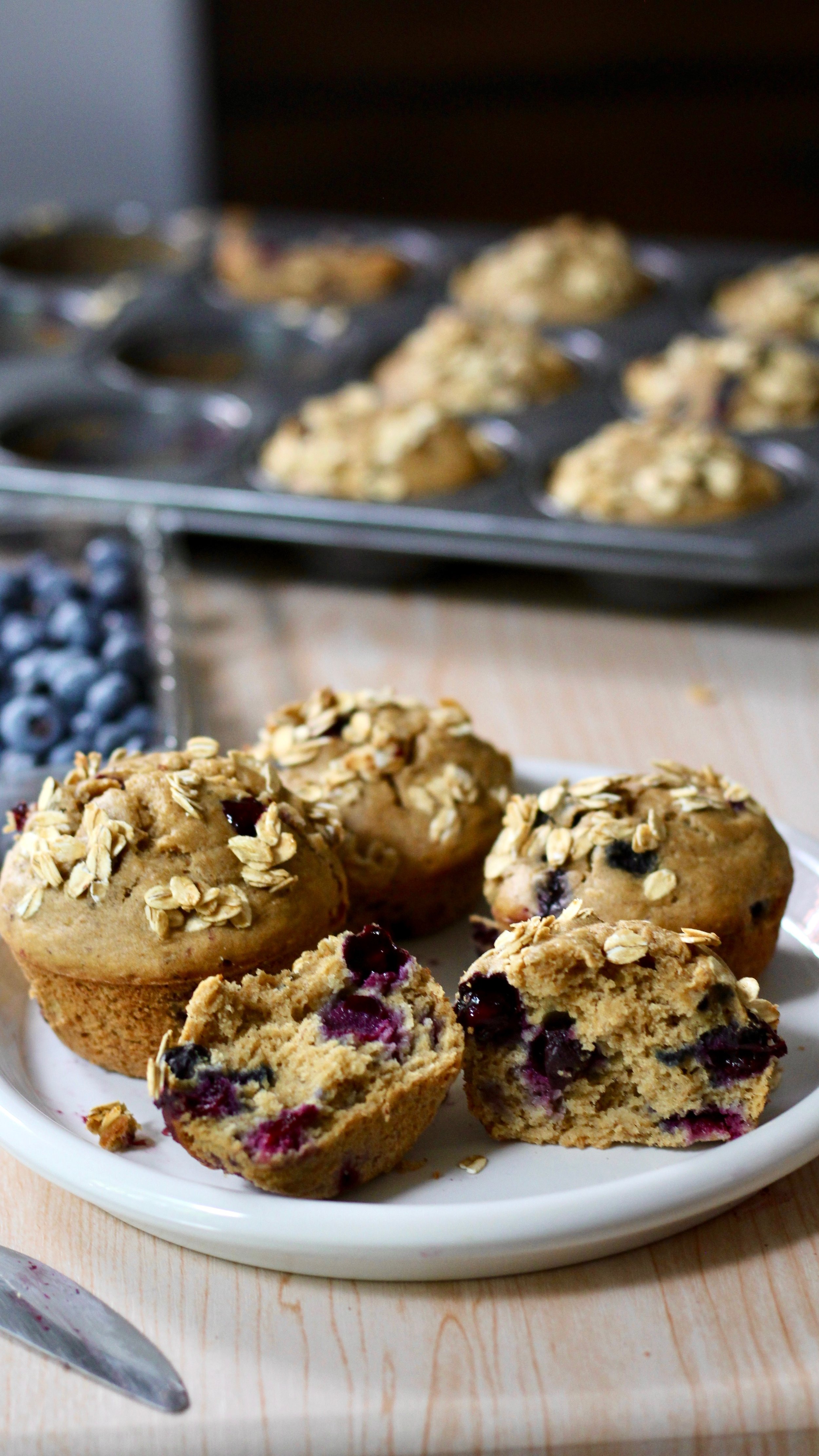 Healthy Blueberry Muffins
