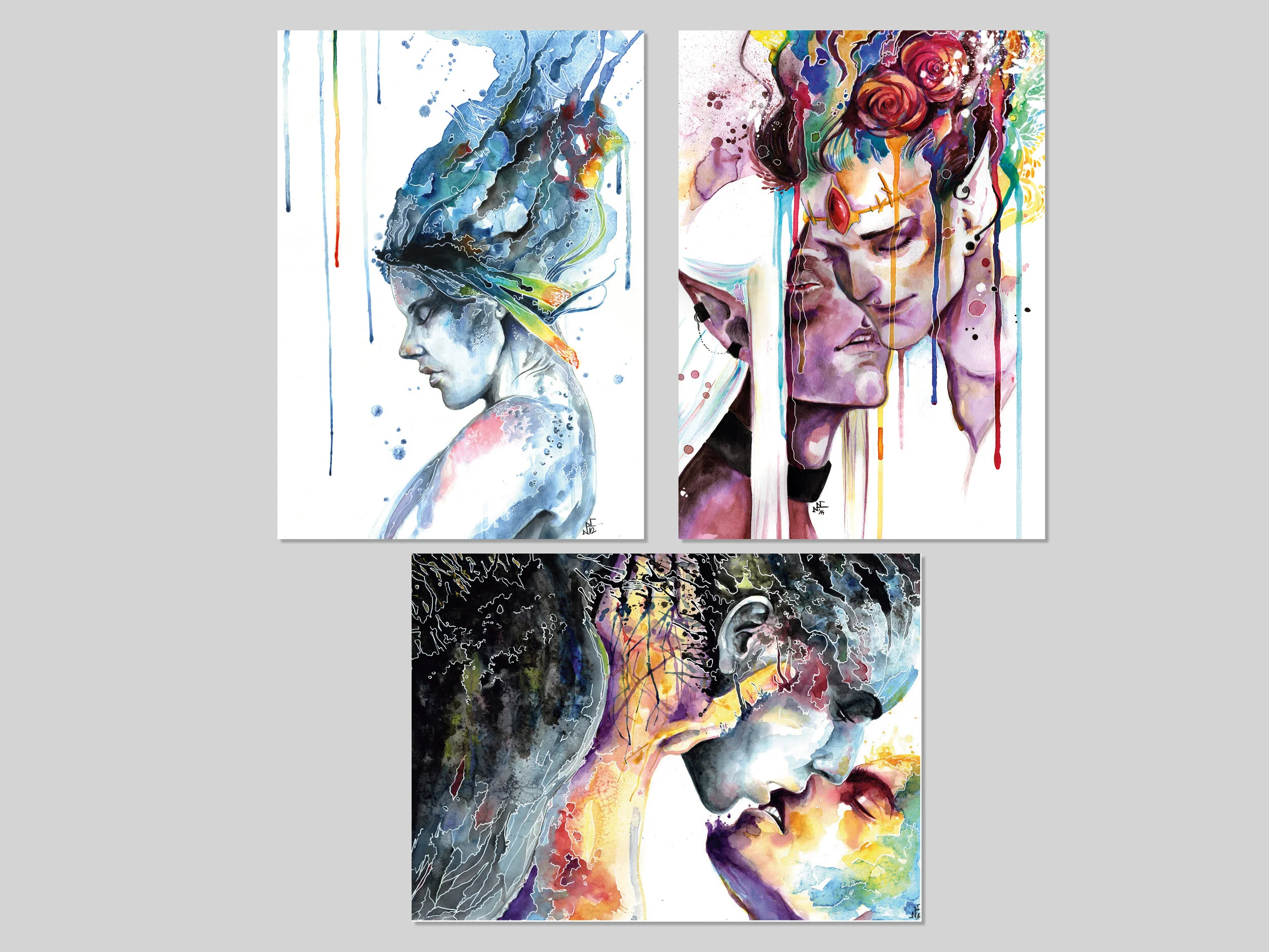 Postcard Set “Watercolor”