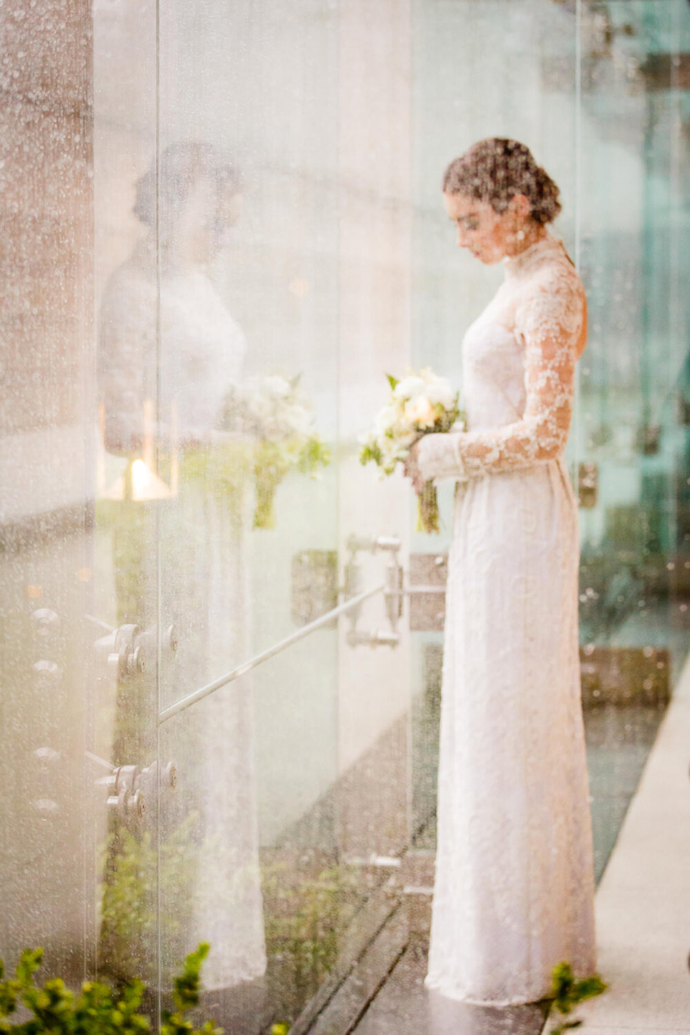 beautify photo of vintage valentino wedding dress feaured in vog
