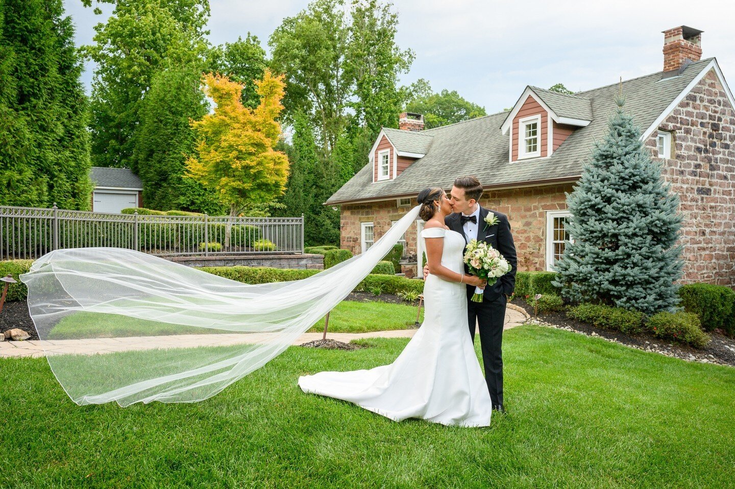 Misha &amp; Matthew, hard to believe it's been 6 months already! Wishing the both of you all of the joy love has to offer 🌟⁠
⁠
⁠
📷: Ron for #BrianDorseyStudios ⁠
Dresses: @sajdabysuman &amp; @weddingatelier_nyc ⁠
Event Planning: @chiceventsinc⁠
Ven