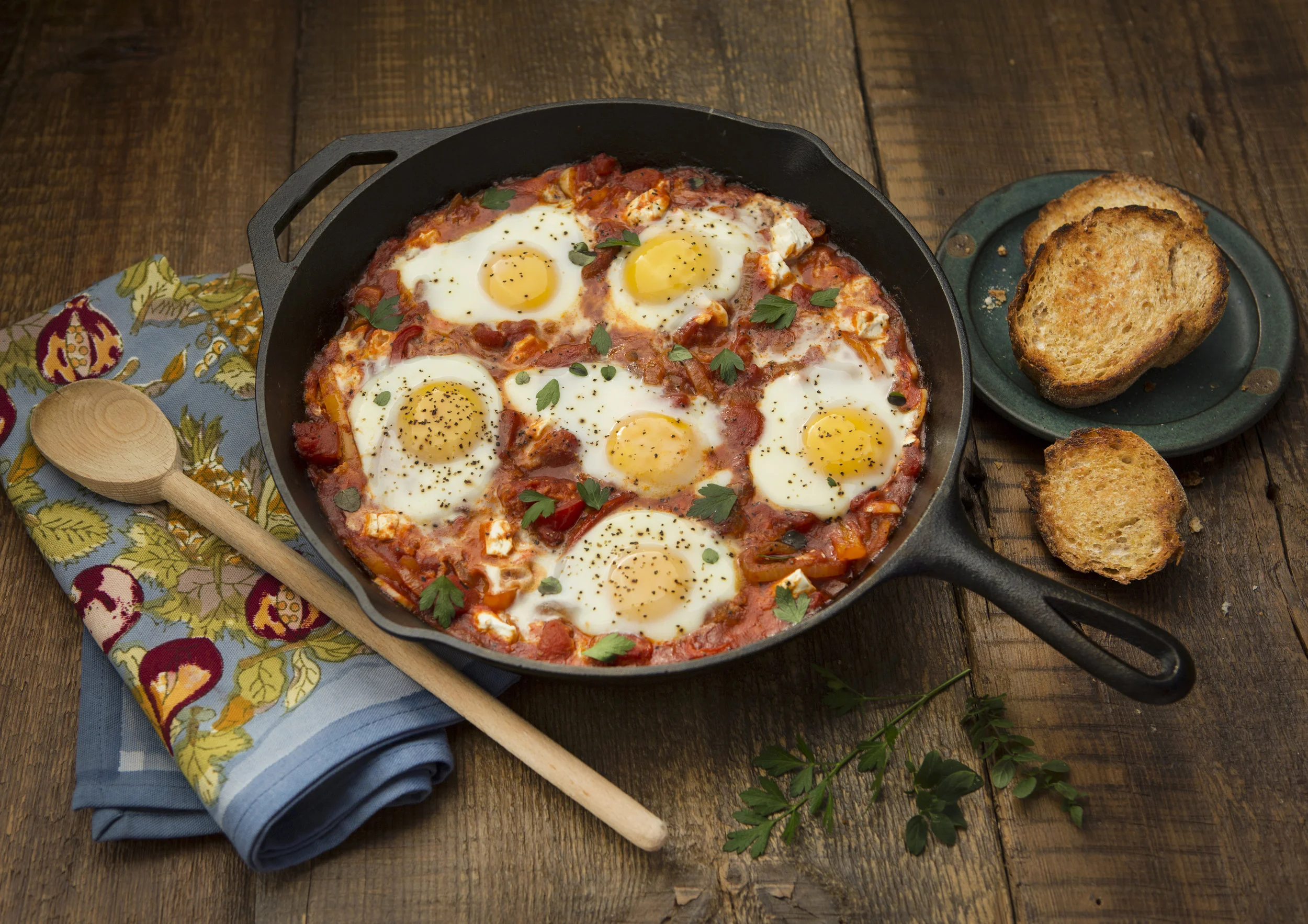 A Shakshuka Inspired Egg Dish Pinwheel Provisions