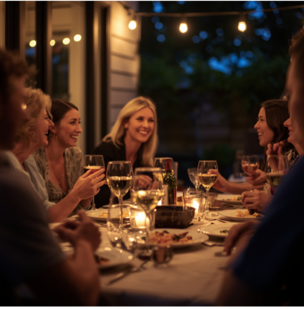 Midnight Pasta at Pinwheel : Pasta on the Patio