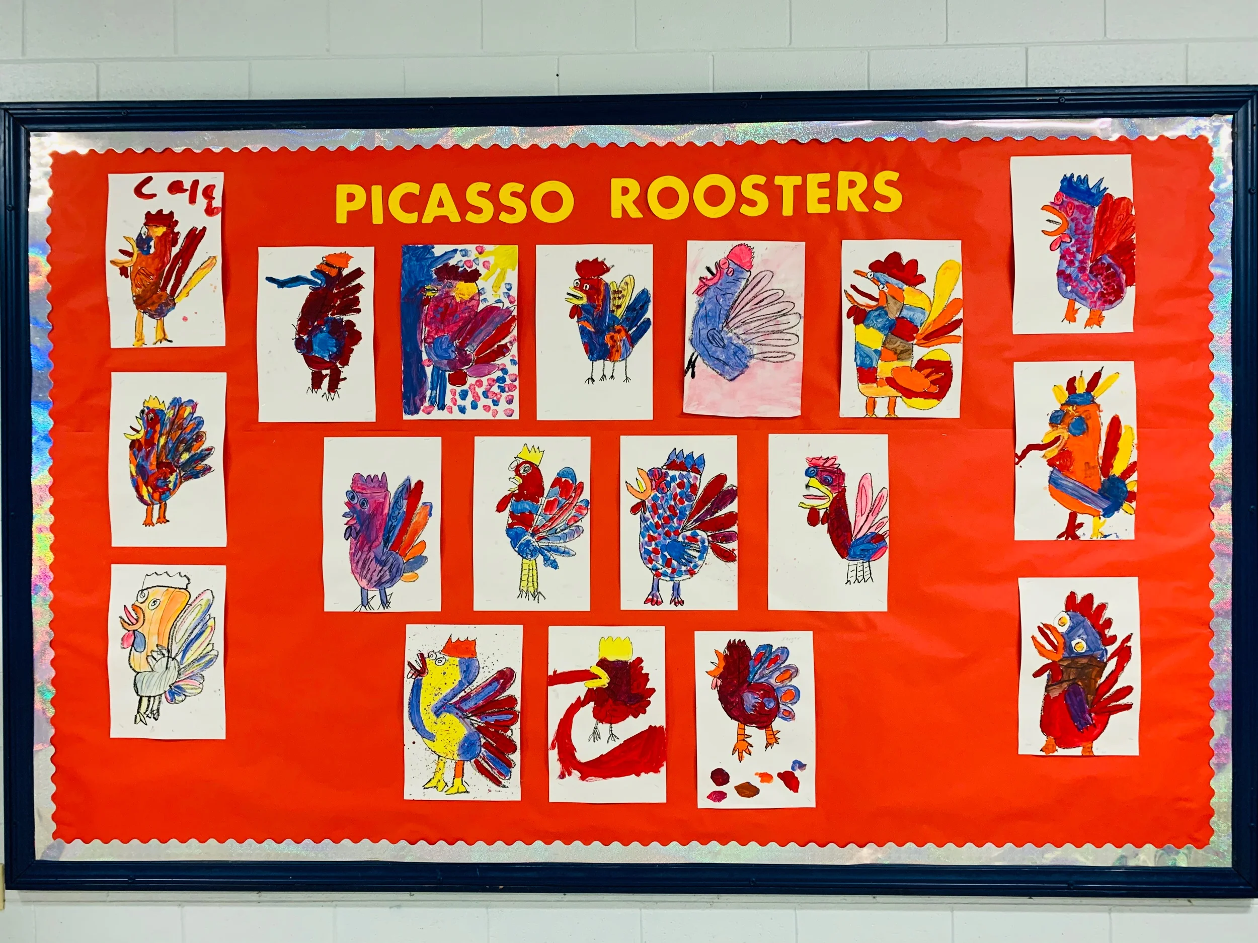 Picasso Roosters
