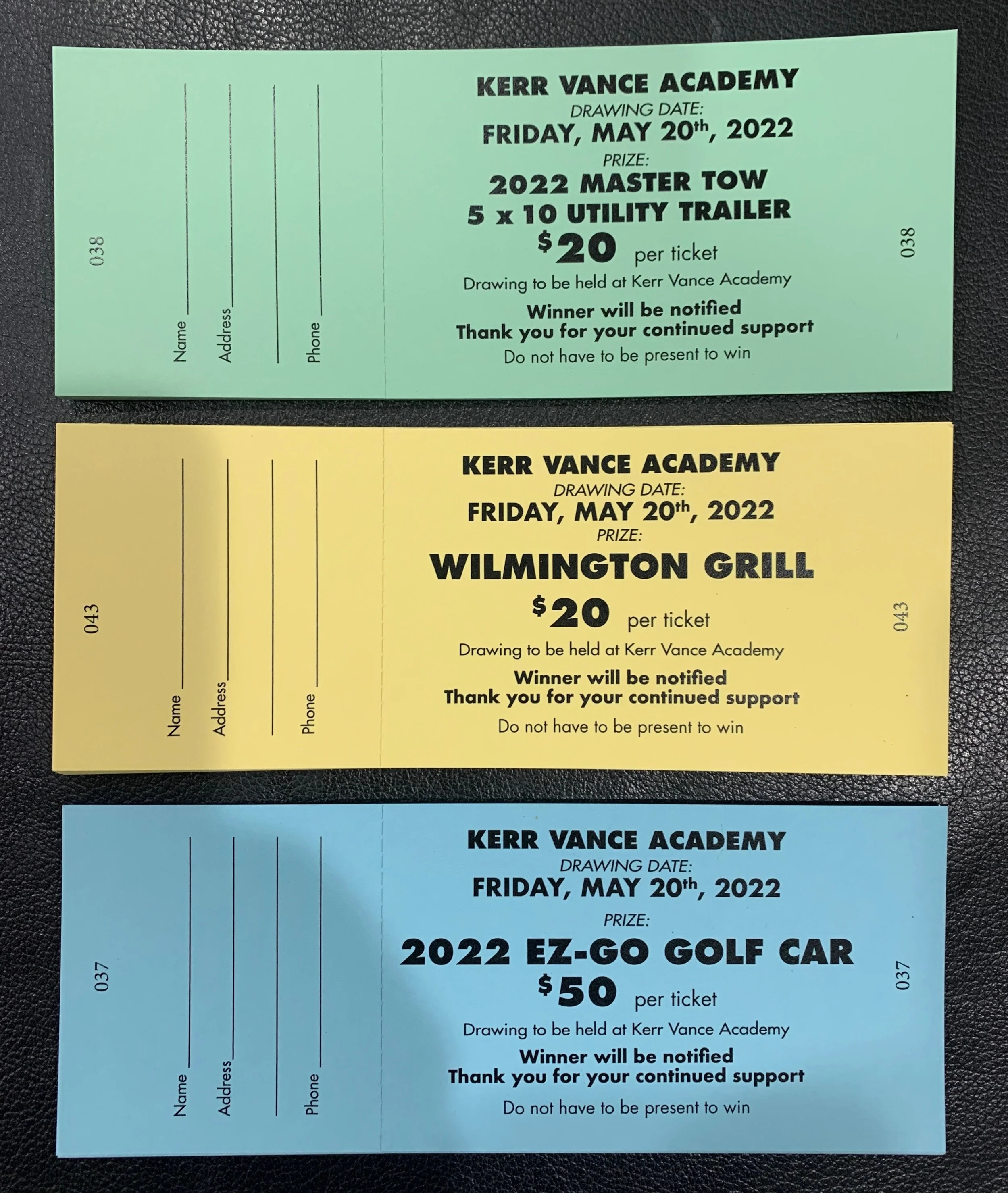 2022 KVA Spring Raffle
