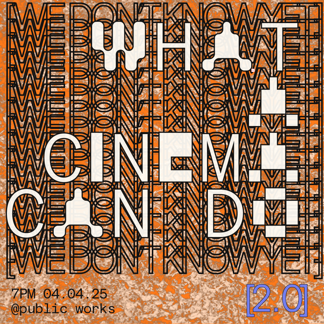 [WE DON’T KNOW YET] WHAT A CINEMA CAN DO: Expanded Cinema | IN-PERSON (4/4) | Onion City Experimental Film Festival