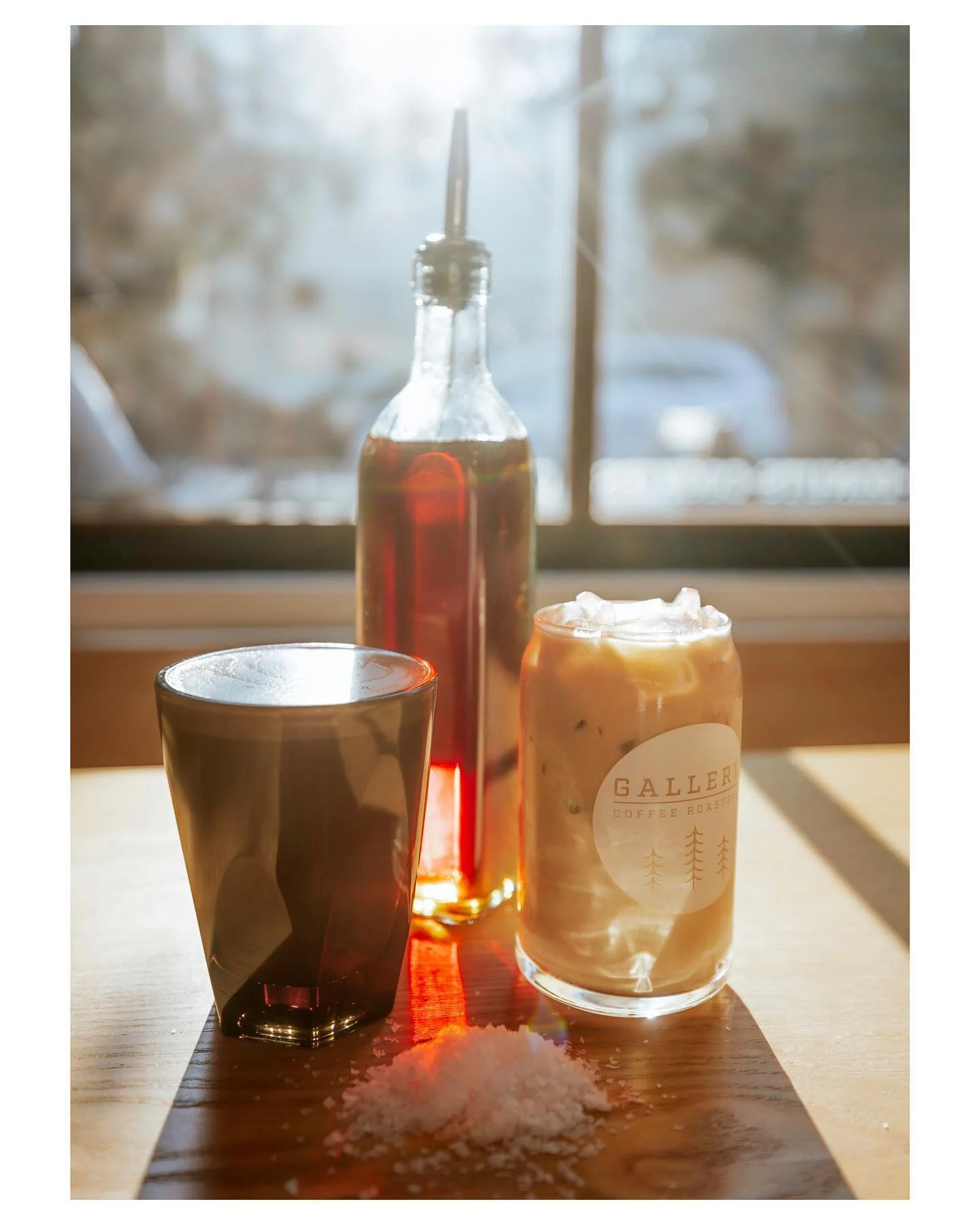 Its back! Starting to roll out the Fall and Winter drinks with our Sea Salt and Maple lattes. Get em hot or iced!