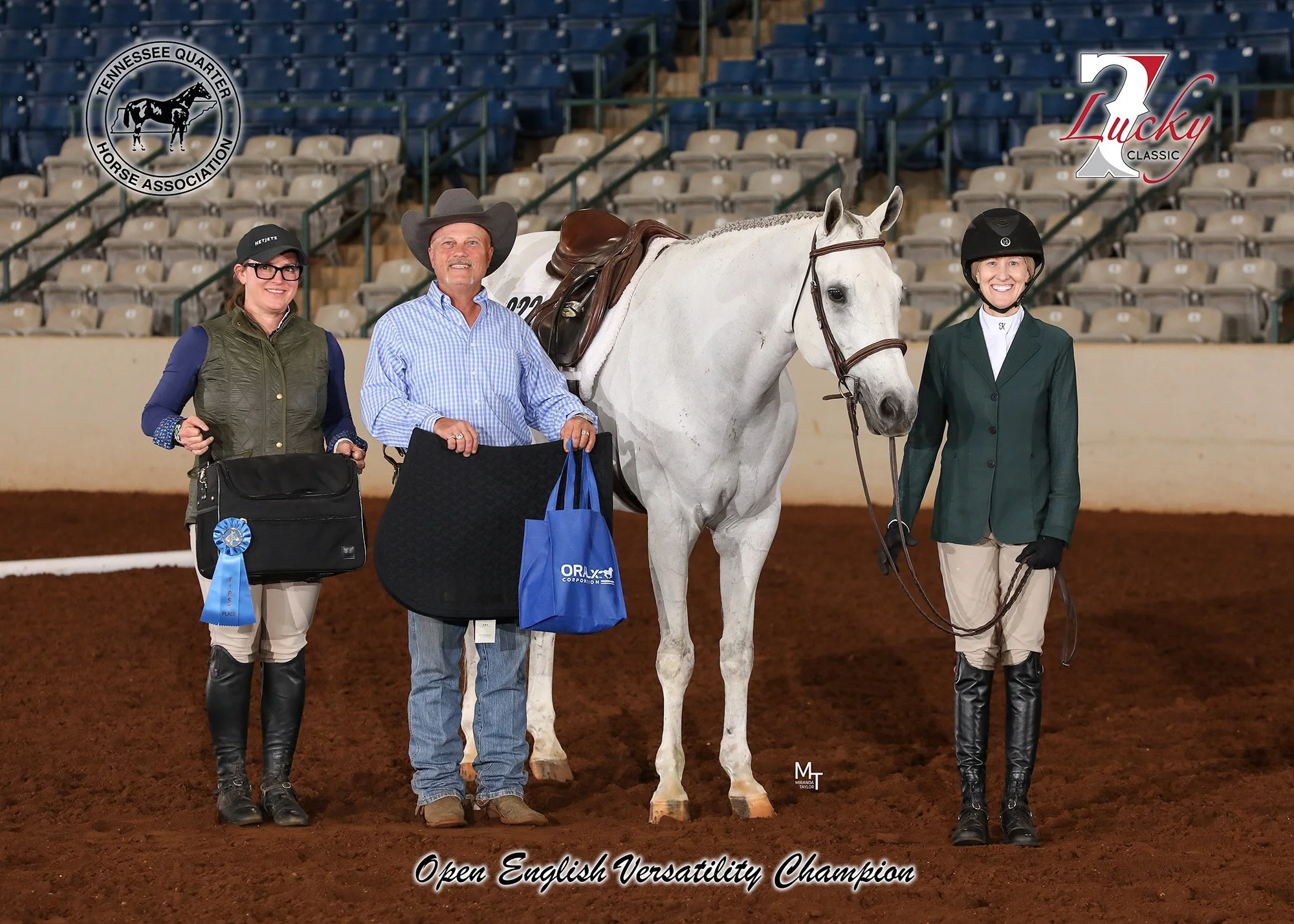 Lucky Seven named one of 10 shows in the AQHA English Versatility Series presented by VS Code Red