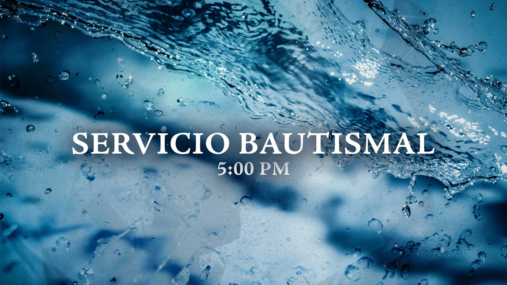 Servicio Bautismal