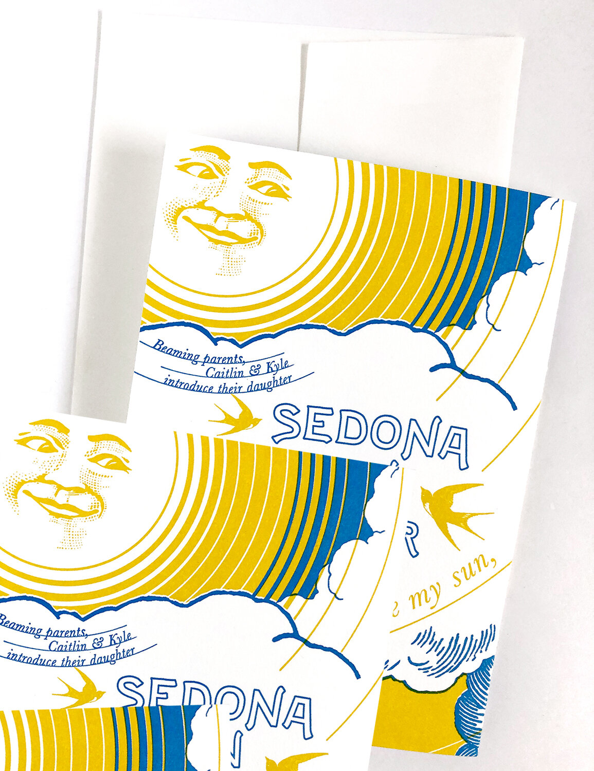 Sedona birth announcement