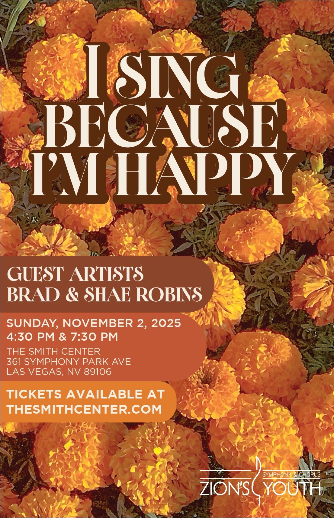 I SING BECAUSE I’M HAPPY