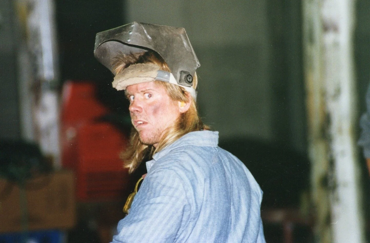 Let's have a funny-Friday! Caption this photo of our longtime employee and friend, Dale:

&quot;No flash-photography please; it disturbs the welders in their natural habitat.&quot;