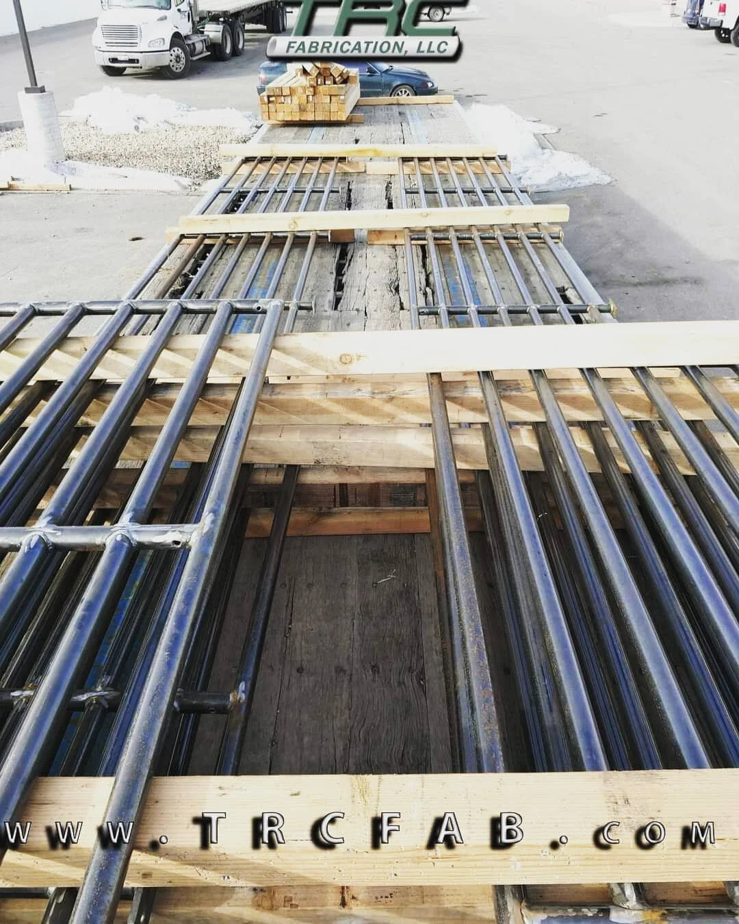 More fabricated railing all loaded for its final stop.

#railing #miscellaneoussteel #steel #structuralsteel #metal #metalworking #fabricators #welders #idaho #idahofalls
