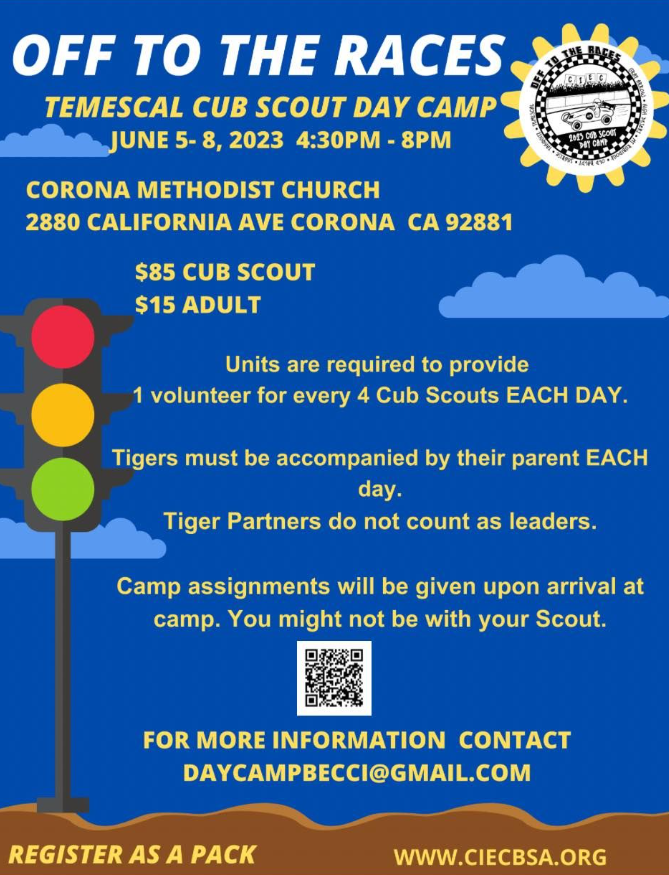 Events Calendar — Eastvale Pack 803