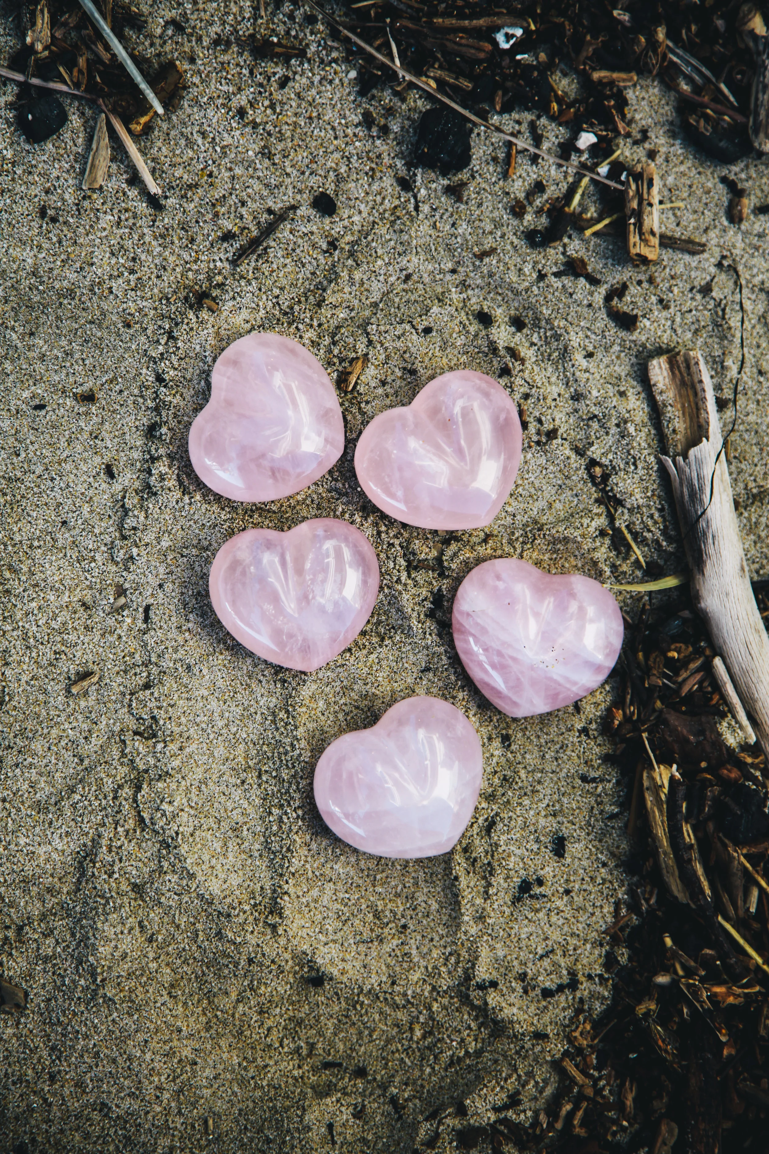 Rose Quartz Heart