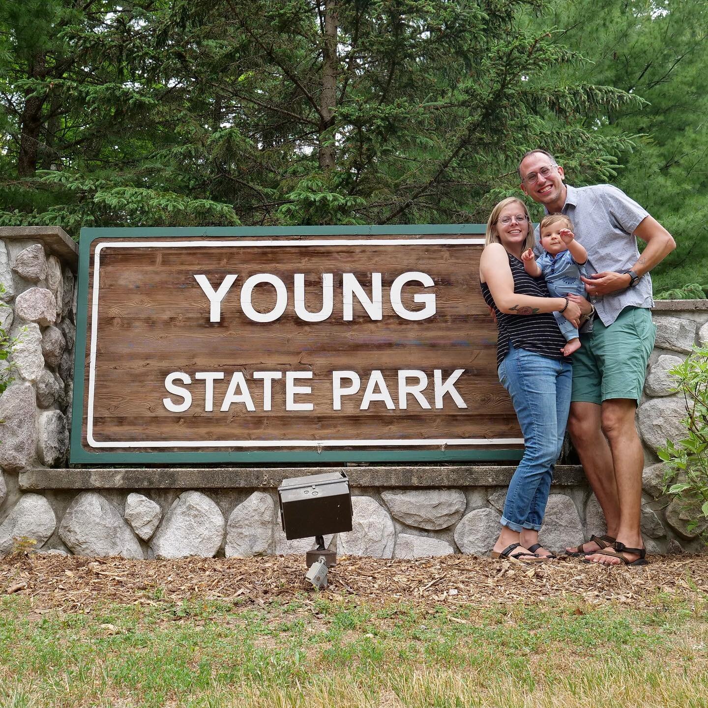 Young State Park is the 7th Michigan state park we&rsquo;ve visited as a family of three. We enjoyed the proximity to Boyne and Charlevoix and how the park has access to great hiking trails and a beautiful beach. Definitely recommend.

Jim ran his fi