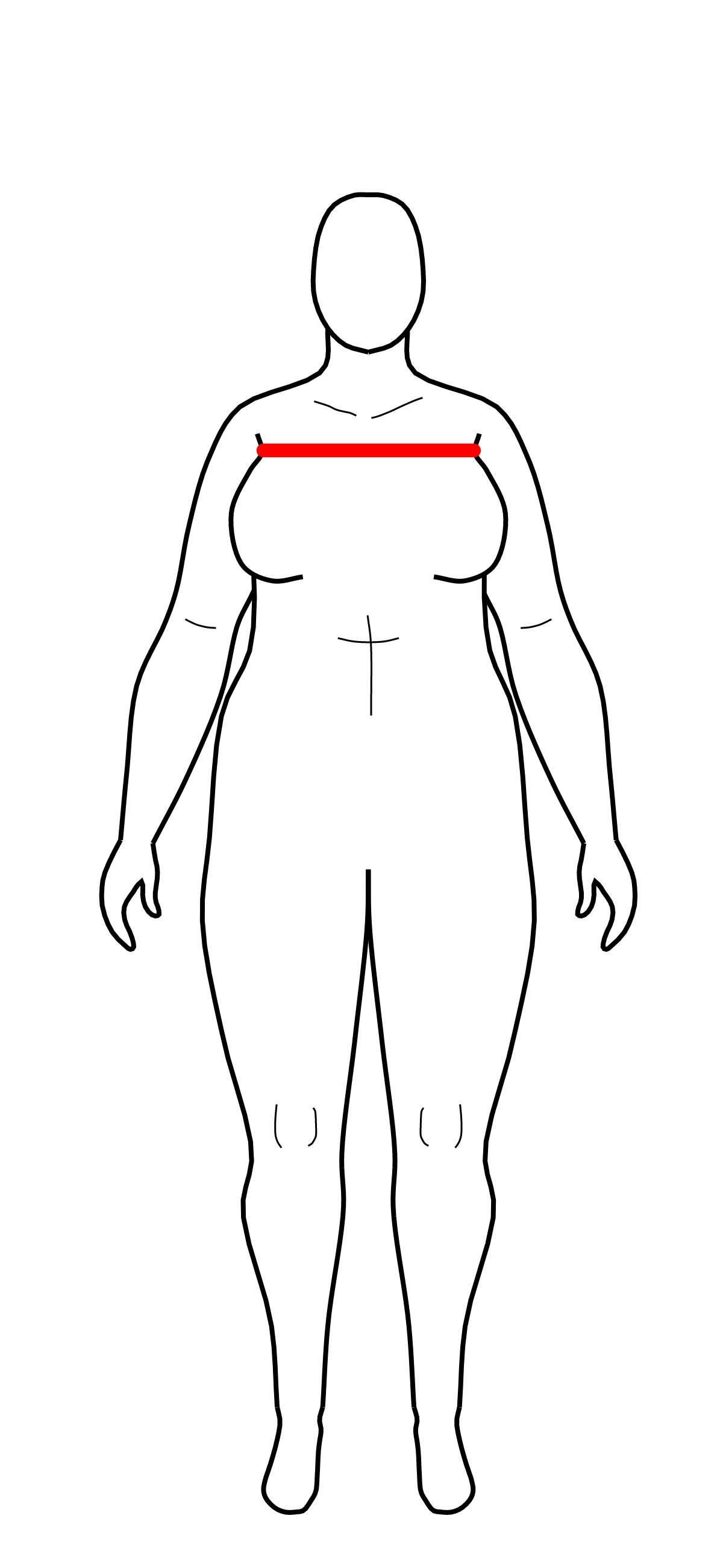 Upper chest circumference with bra (Copy)
